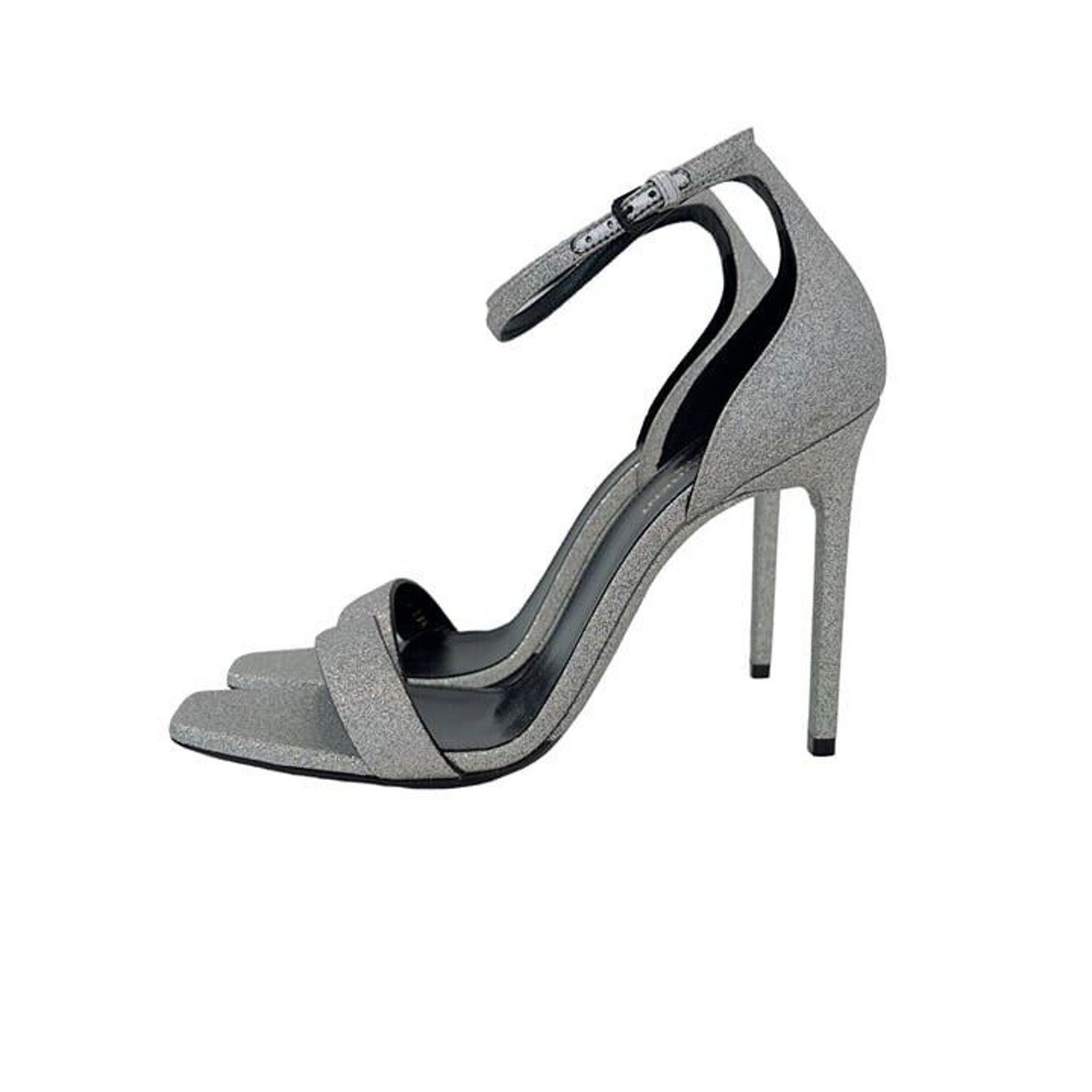 Saint Laurent Paris Saint Laurent Glitter Amber 105 Ankle Strap Sandals 38.5 Size US 8.5 / IT 38.5 - 4 Thumbnail