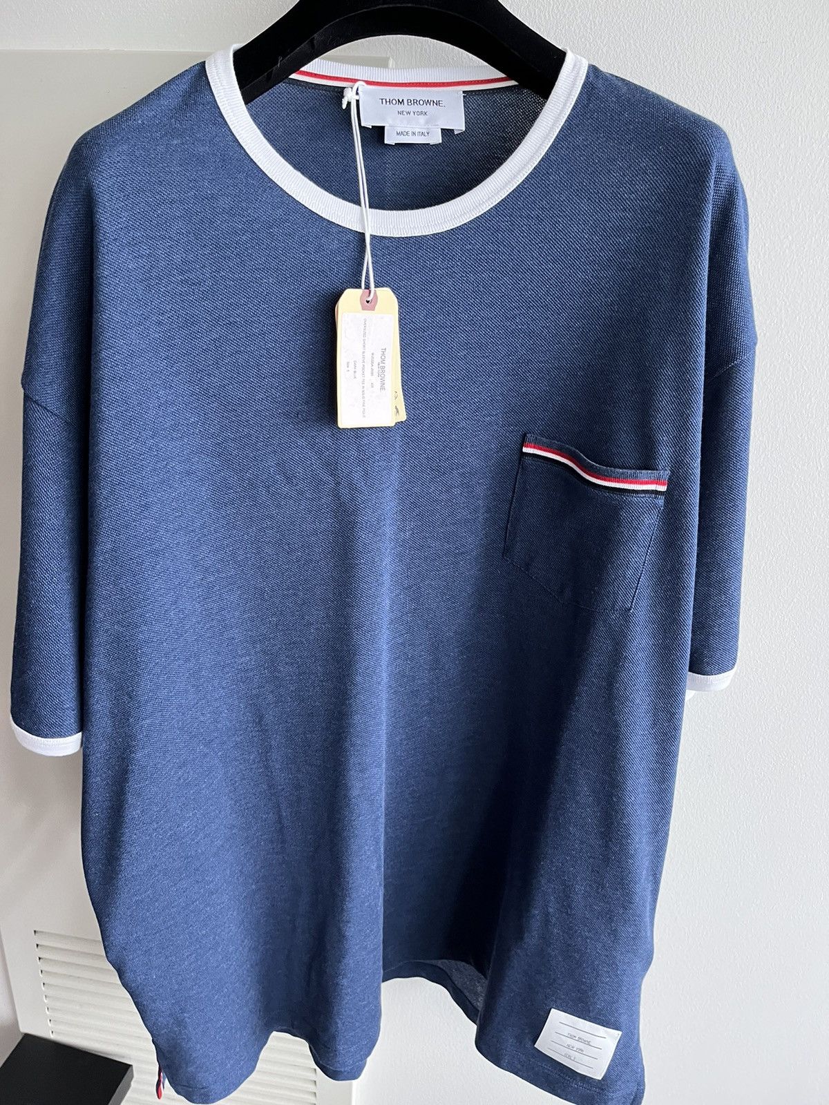 Thom Browne Runway Brand New Iconic Thom Browne Logo Tee T-Shirt Size US XXL / EU 58 / 5 - 20 Thumbnail