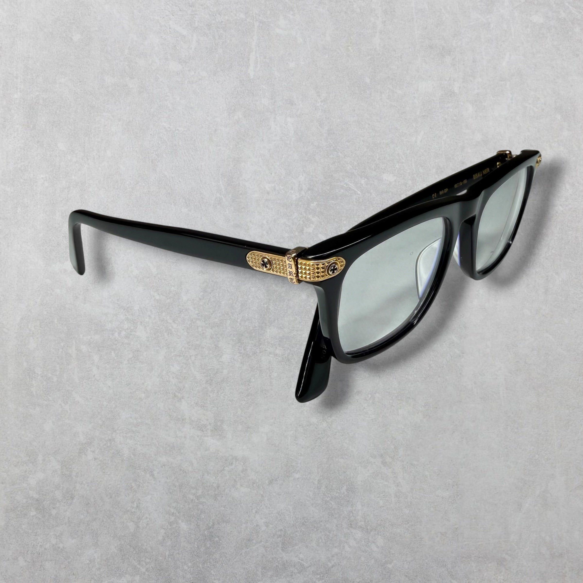 Chrome Hearts Chrome Hearts Beau Ner Gold Glasses Size ONE SIZE - 1 Thumbnail