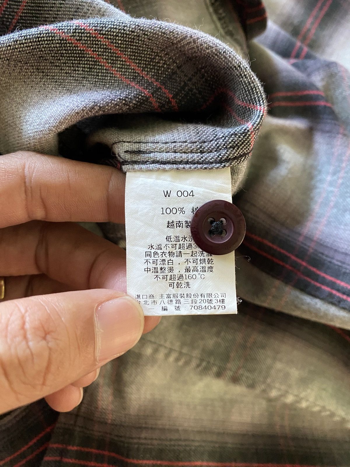 Japanese Brand Fur Net Man Slim Fit Classic Grey Plaid Hoodie Full Zip Size US L / EU 52-54 / 3 - 14 Thumbnail