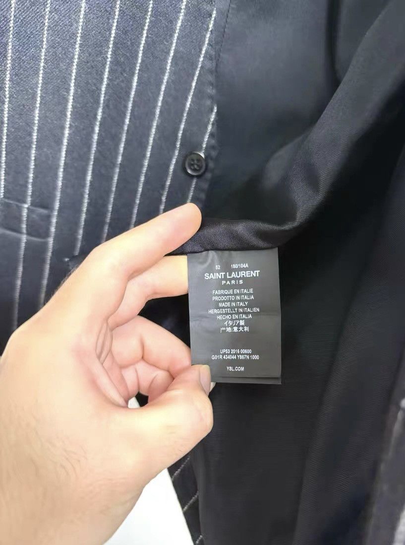 Saint Laurent Paris Saint Laurent SLP black and white striped vest Size US L / EU 52-54 / 3 - 3 Thumbnail