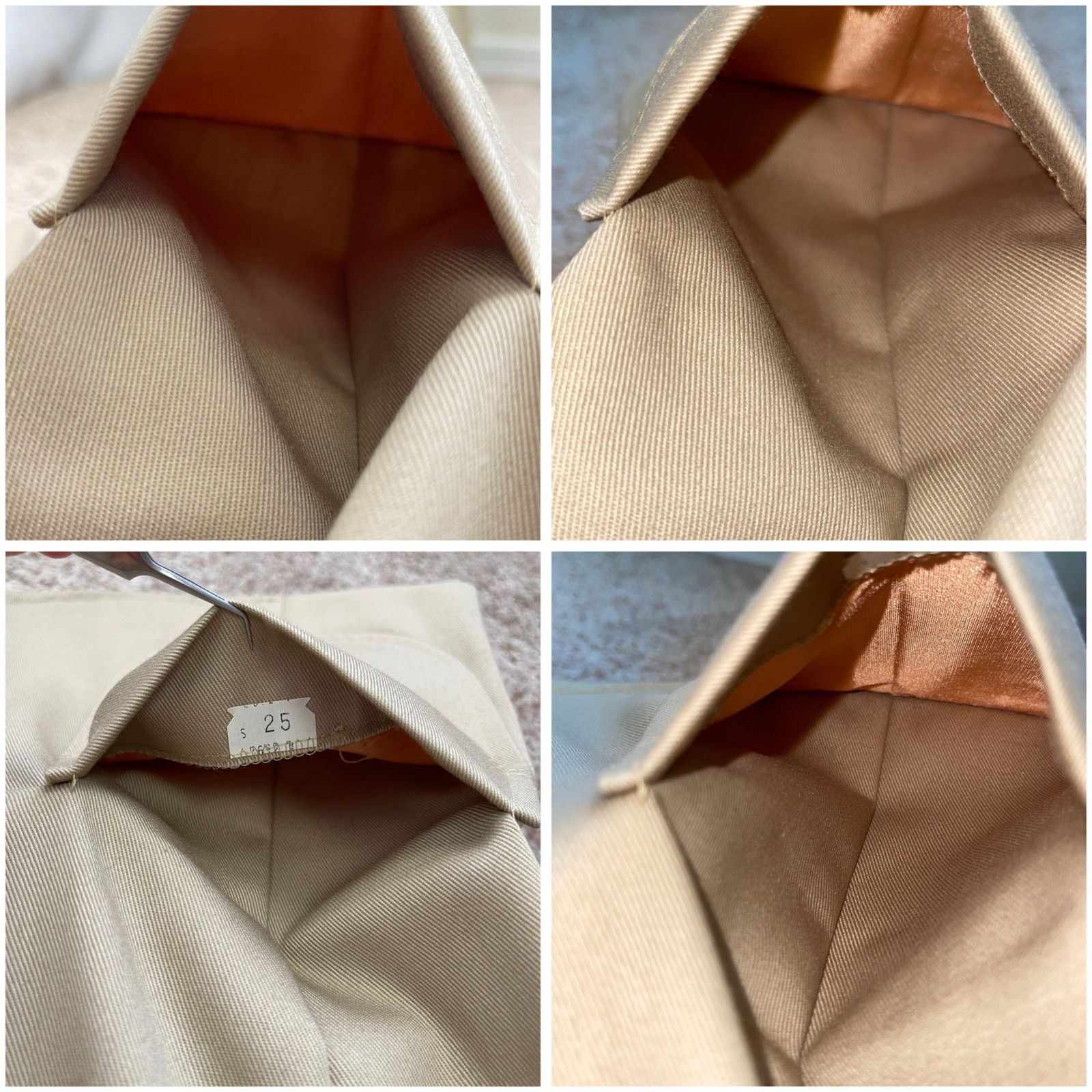 Vintage VTG 70’s Russ Petites Khaki Jacket Knee Length Skirt Set 4 Size S / US 4 / IT 40 - 19 Thumbnail