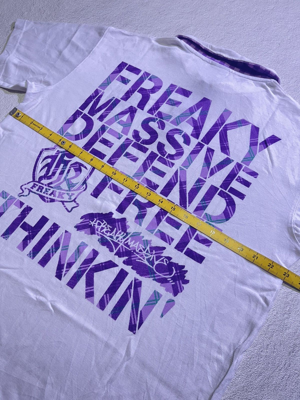 Hysteric Glamour Y2K FREAKY MASSIVE BIG PRINT TSHIRT Size US XL / EU 56 / 4 - 11 Thumbnail
