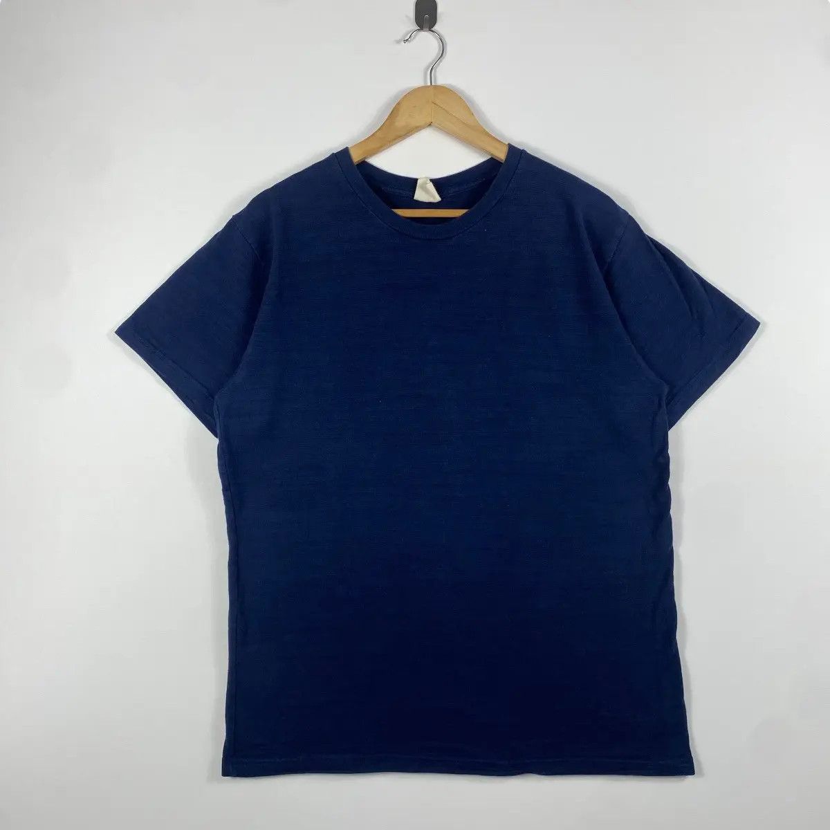 Indigo Japanese Traditional SAKURAJIMA Natural Indigo Tee Shirt Size US L / EU 52-54 / 3 - 3 Thumbnail