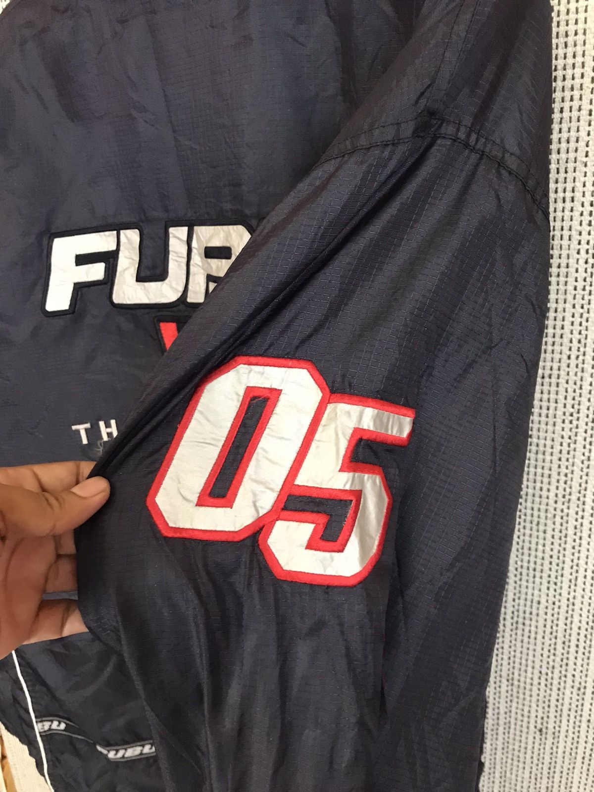 Fubu ‼️VINTAGE FUBU SWEATER BIG LOGO RAPPER STYLE‼️ Size US XXL / EU 58 / 5 - 6 Thumbnail