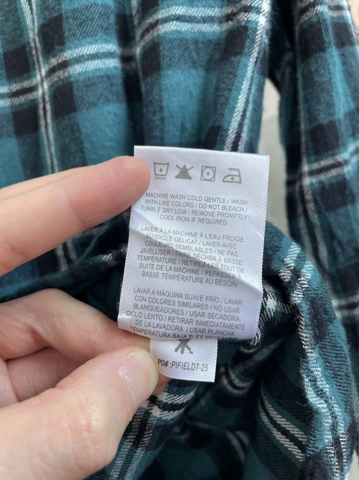 Flannel × NFL PHILADELPHIA EAGLES FLANNEL LONG SLEEVE Size US L / EU 52-54 / 3 - 8 Thumbnail