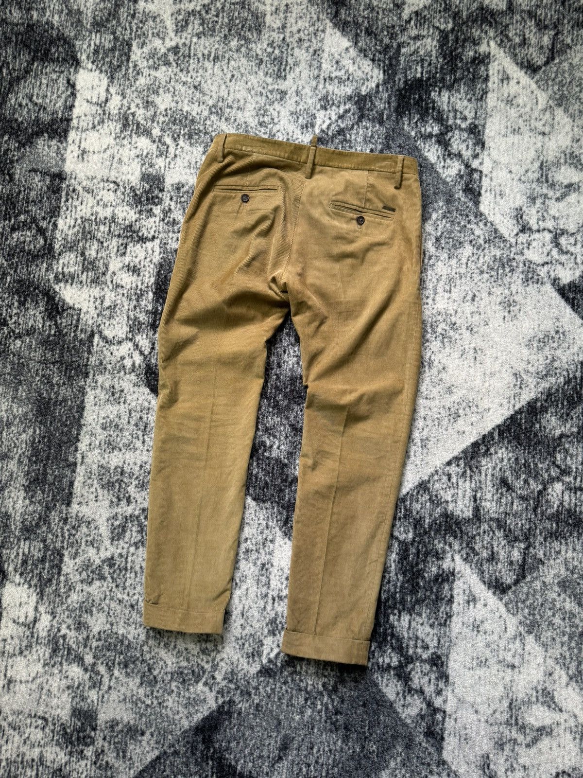 Dsquared2 Vintage Dsquared2 Classic Straight-cut Corduroy Trousers Size US 28 / EU 44 - 3 Thumbnail