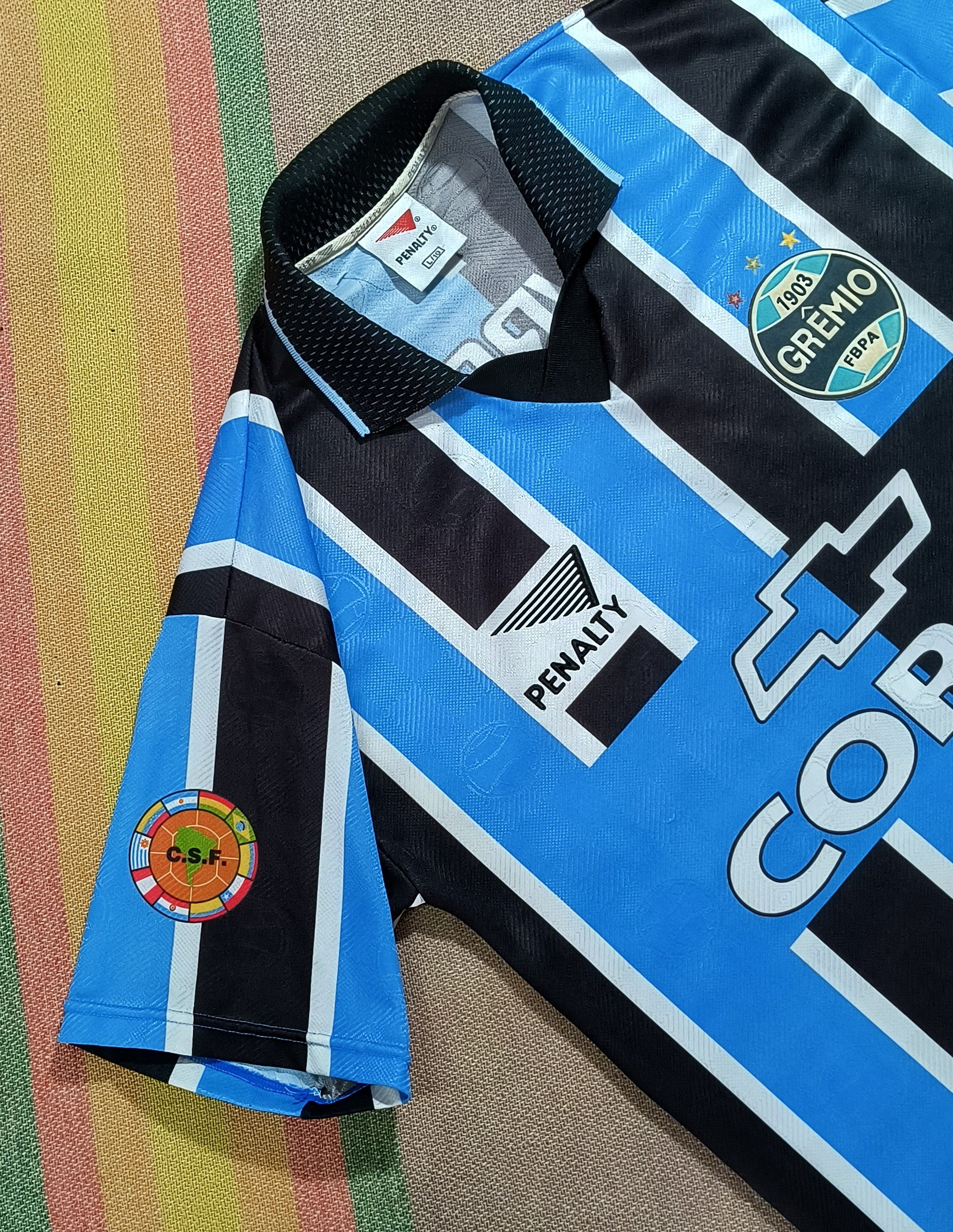 Penalty DS Vintage Gremio FBPA #6 Roger Machado 1998 home jersey Size US L / EU 52-54 / 3 - 4 Thumbnail