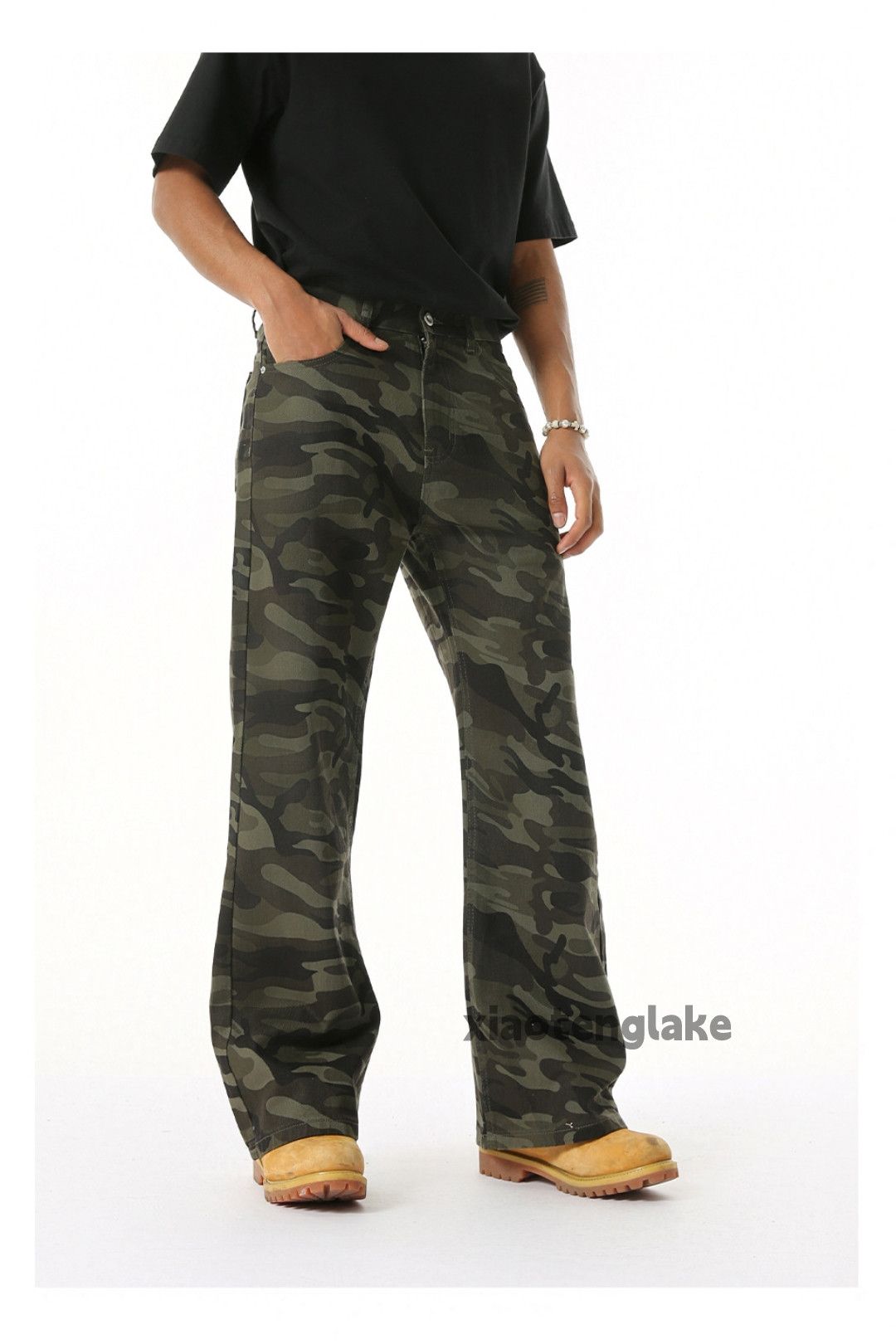 Japanese Brand xz vintage full pattern camo hiphop yuppie jeans Size US 30 / EU 46 - 10 Thumbnail