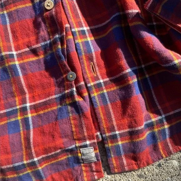 Timberland Timberland Red Plaid Long Sleeve Button Up Men's L Size US L / EU 52-54 / 3 - 2 Thumbnail