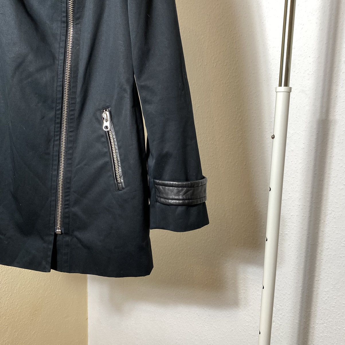 Mackage Mackage Leather Trim Canvas Jacket Size S / US 4 / IT 40 - 4 Thumbnail
