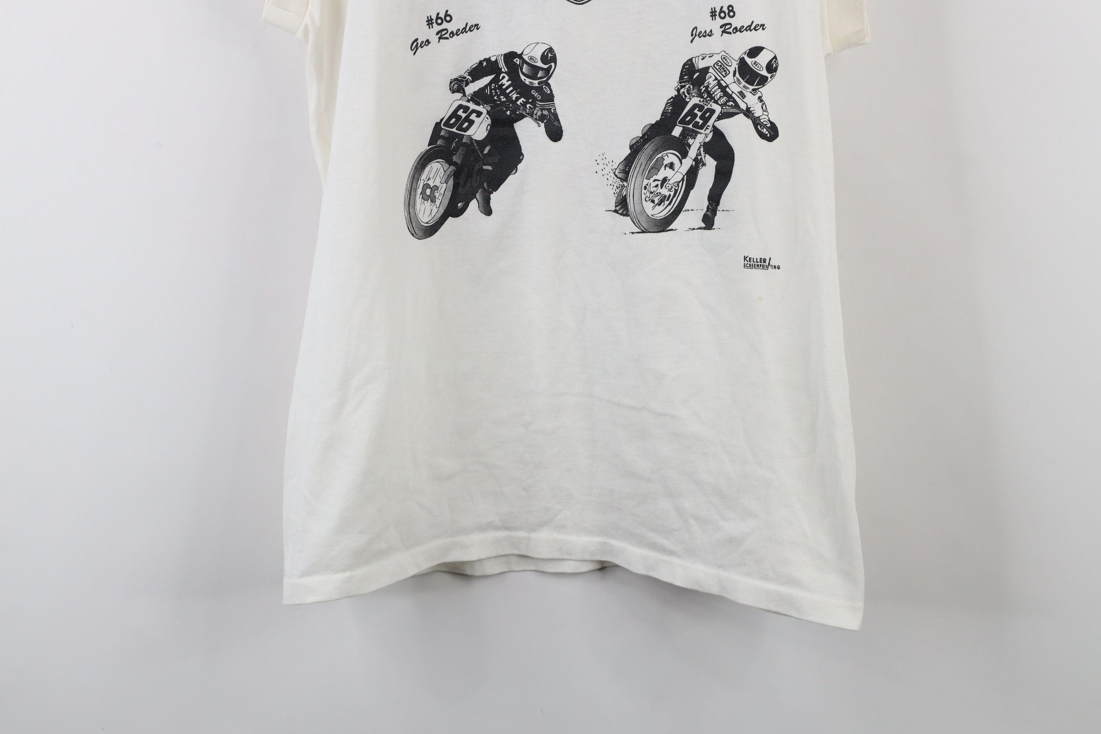 Vintage Vintage 80s 90s Racing Team Geo Jess Sleeveless T-Shirt USA Size US L / EU 52-54 / 3 - 3 Thumbnail
