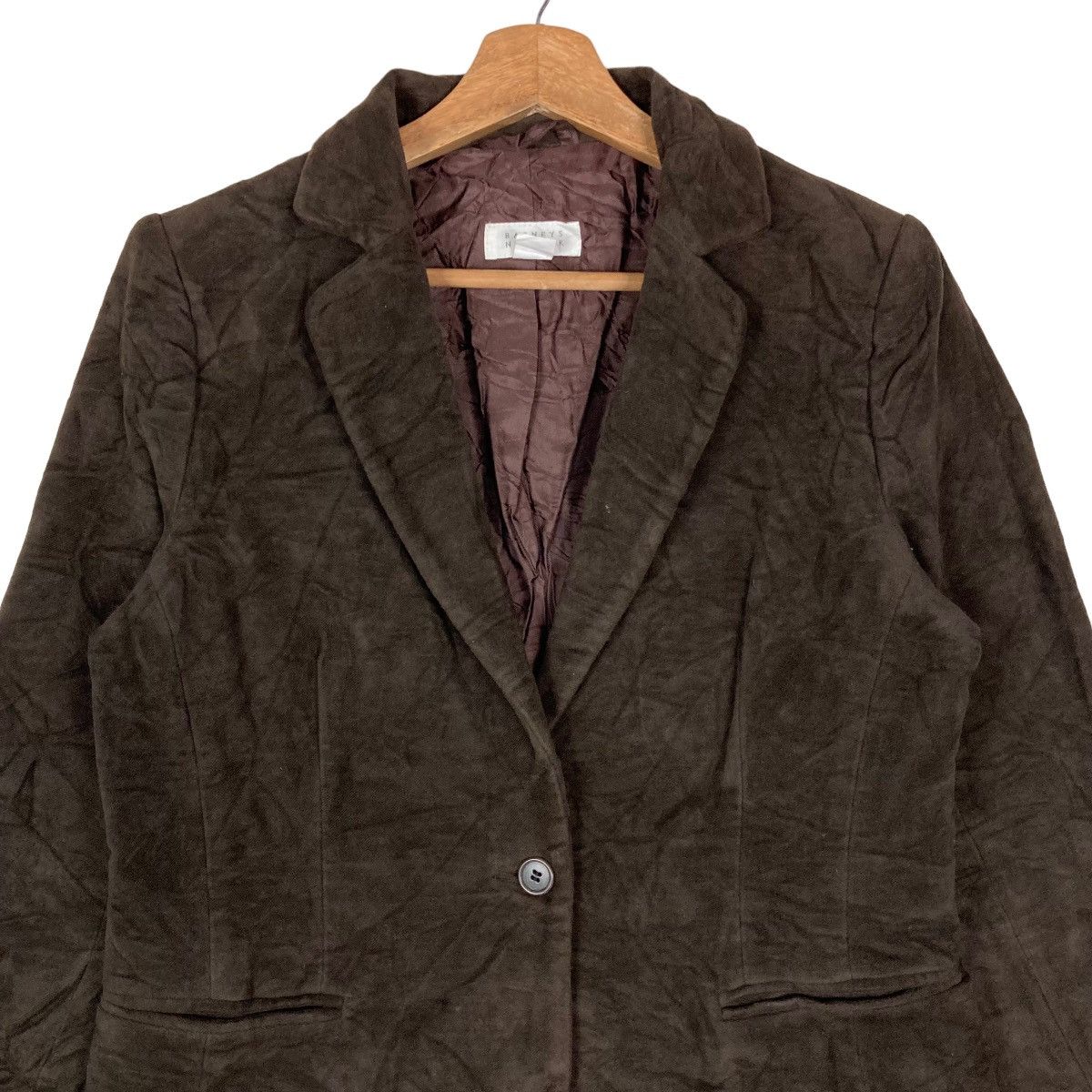 Barneys New York Vintage Barneys New York Flat Button Womenswear Coat Blazer Size M / US 6-8 / IT 42-44 - 2 Thumbnail