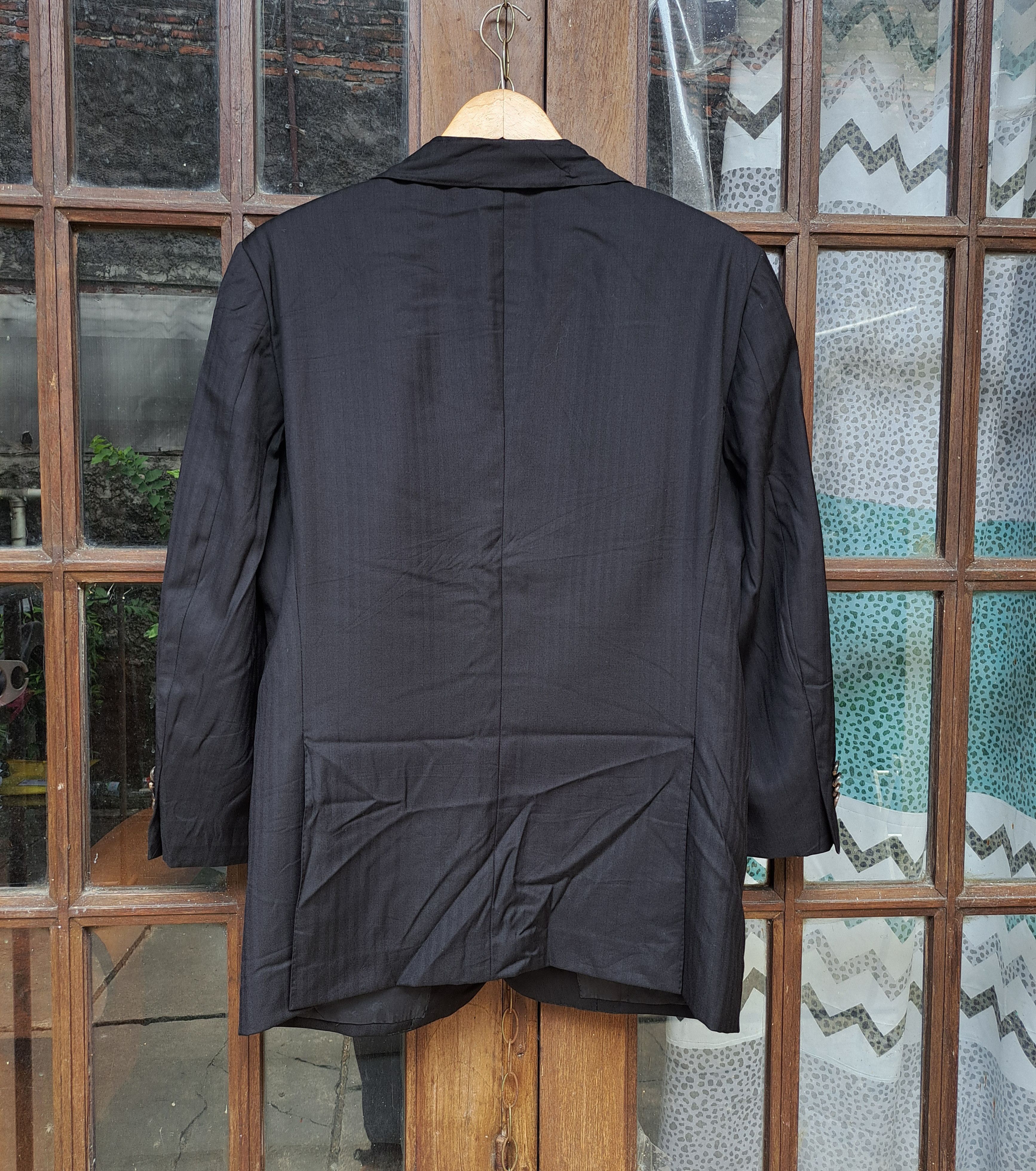 Loro Piana Allegri Super 120's Loro piana Wool Striped Tailored Blazer Size 44L - 9 Thumbnail
