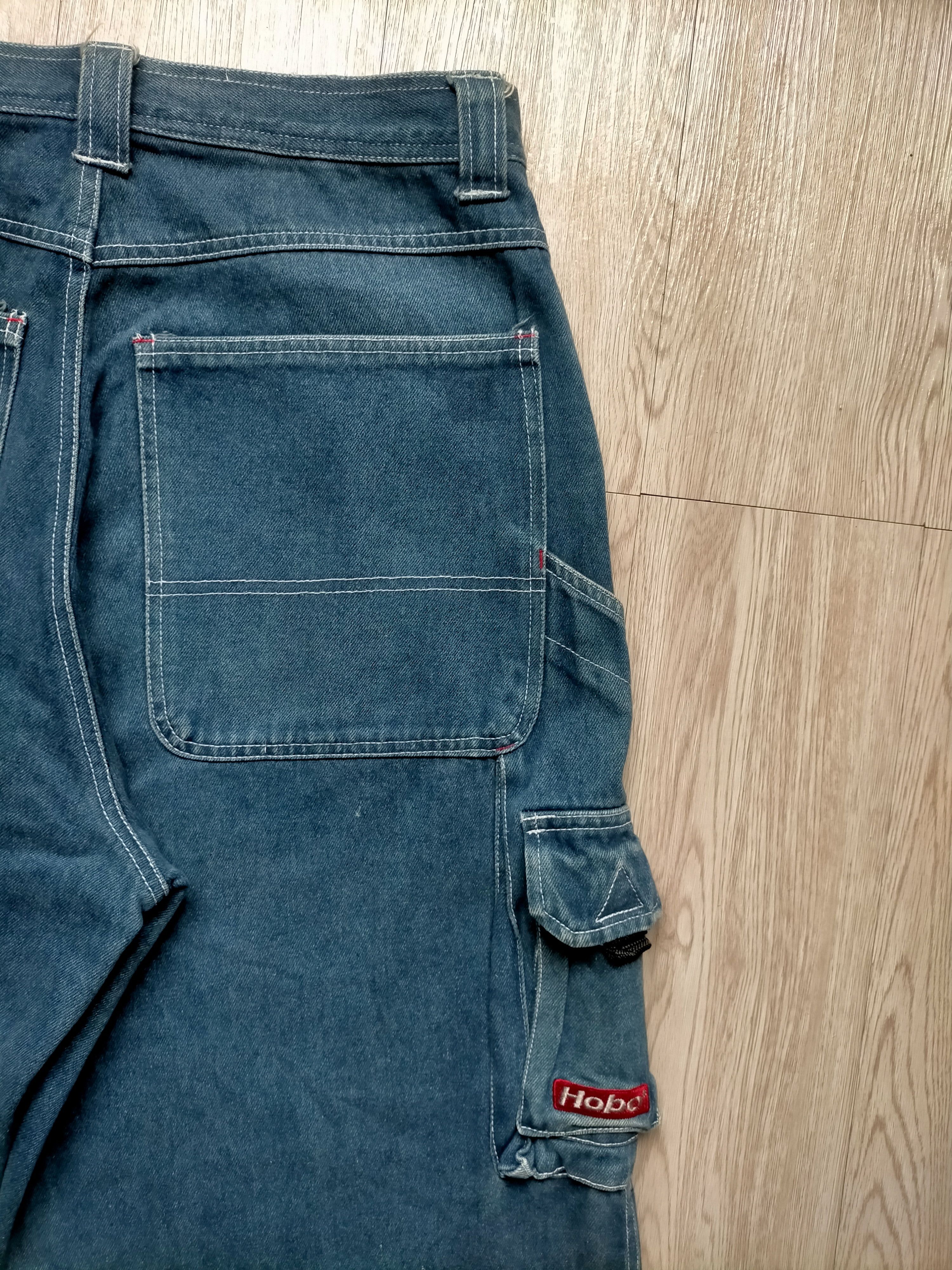 Hobo Hobo Carpenter embroidered Baggy Cargo Hip hop Jeans Size US 32 / EU 48 - 12 Thumbnail