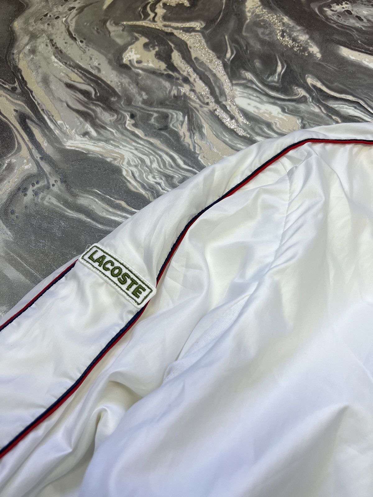 Lacoste × Vintage Mens Vintage Lacoste Track Jacket Olympic crazy y2k rare Size US L / EU 52-54 / 3 - 8 Thumbnail