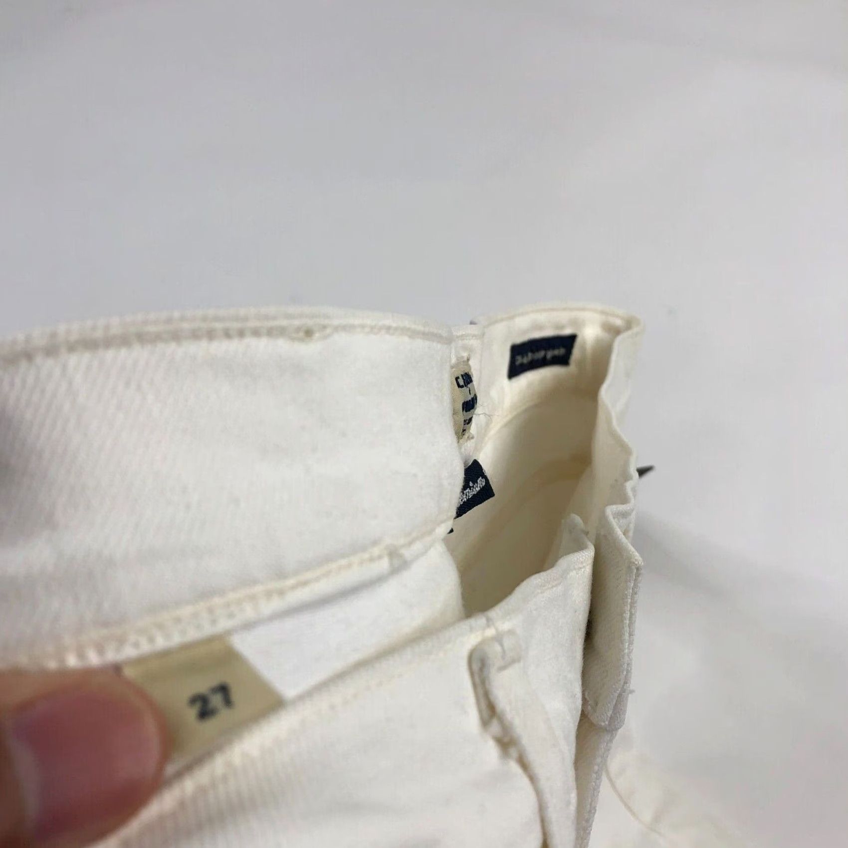 Citizens Of Humanity VINTAGE Citizens of Humanity Jeans Olivia High Rise Slim Crop Button Fly 27 28W 24L Womens White 5-Pocket Denim Jeans Size 27" / US 4 / IT 40 - 7 Thumbnail