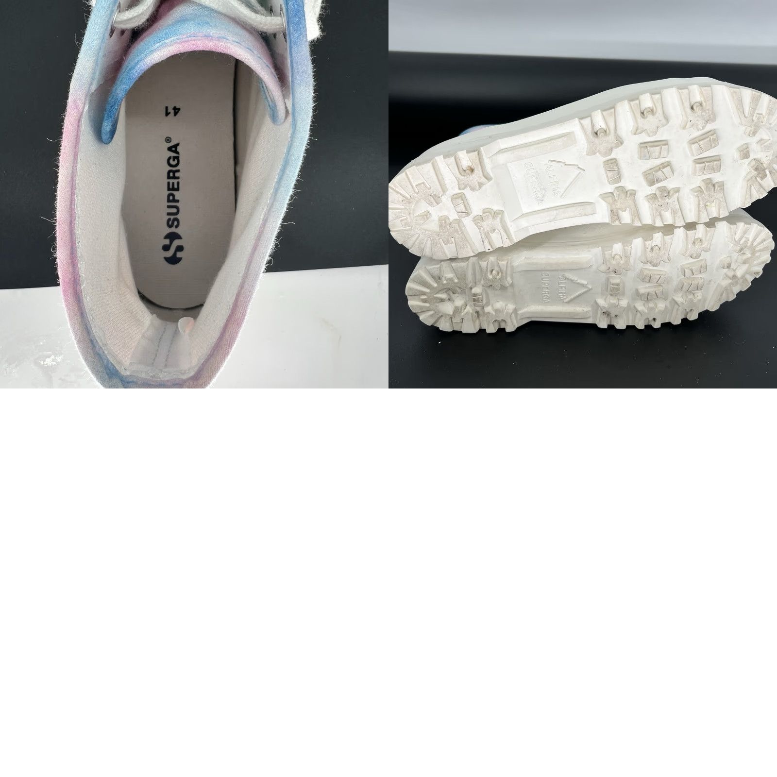 Superga Superga 2341 Alpina PrintSneaker Women High Top Casual Sneakers Tie Dye Multicolor 80s Hipster Beach Bohemian Athleisure Cushioned Womens 10 Size ONE SIZE - 8 Thumbnail