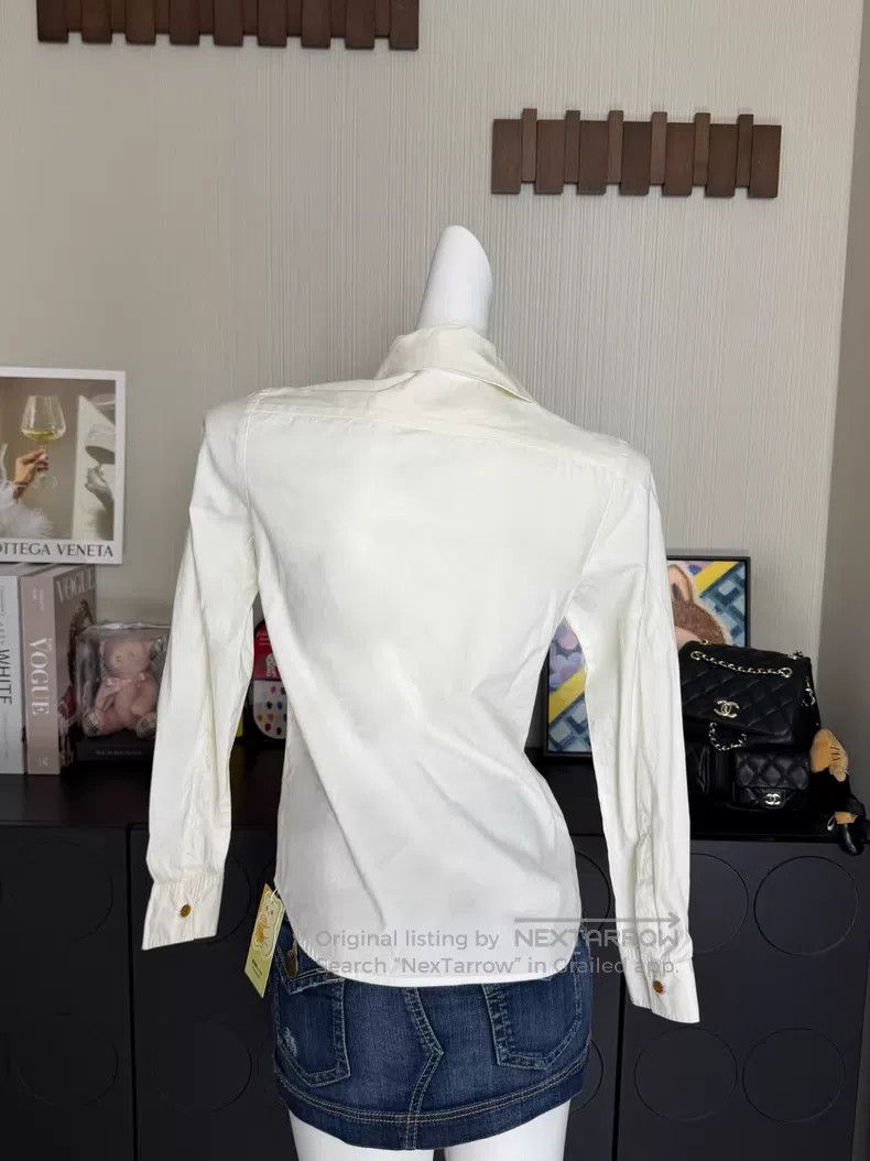 Vivienne Westwood Vivienne Westwood Milk White Saturn Shirt Old Style Size M / US 6-8 / IT 42-44 - 3 Thumbnail