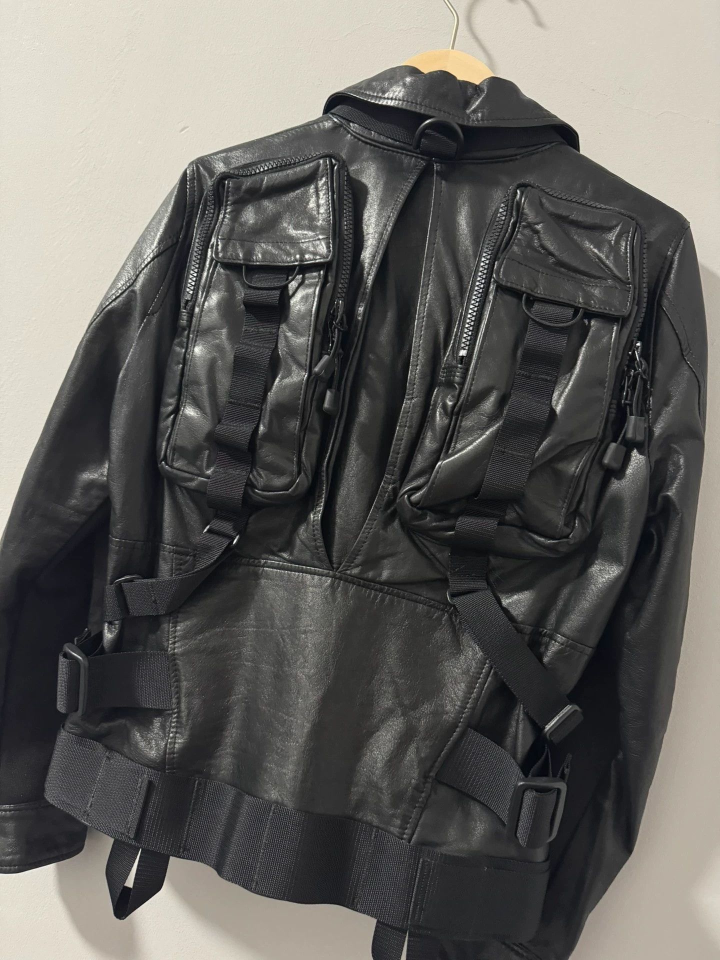 Undercover Undercover runway combat vest/backpack leather jacket Size S / US 4 / IT 40 - 3 Thumbnail