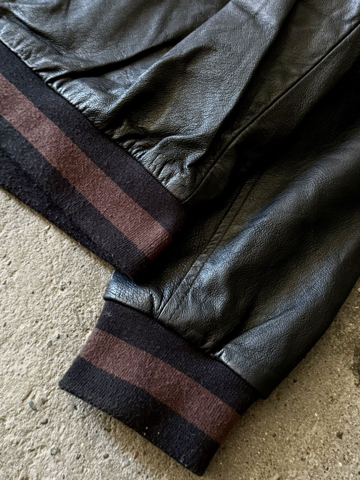 Gucci × Tom Ford Gucci - Tom Ford - Cherry Line - Leather Jacket Size US S / EU 44-46 / 1 - 11 Thumbnail