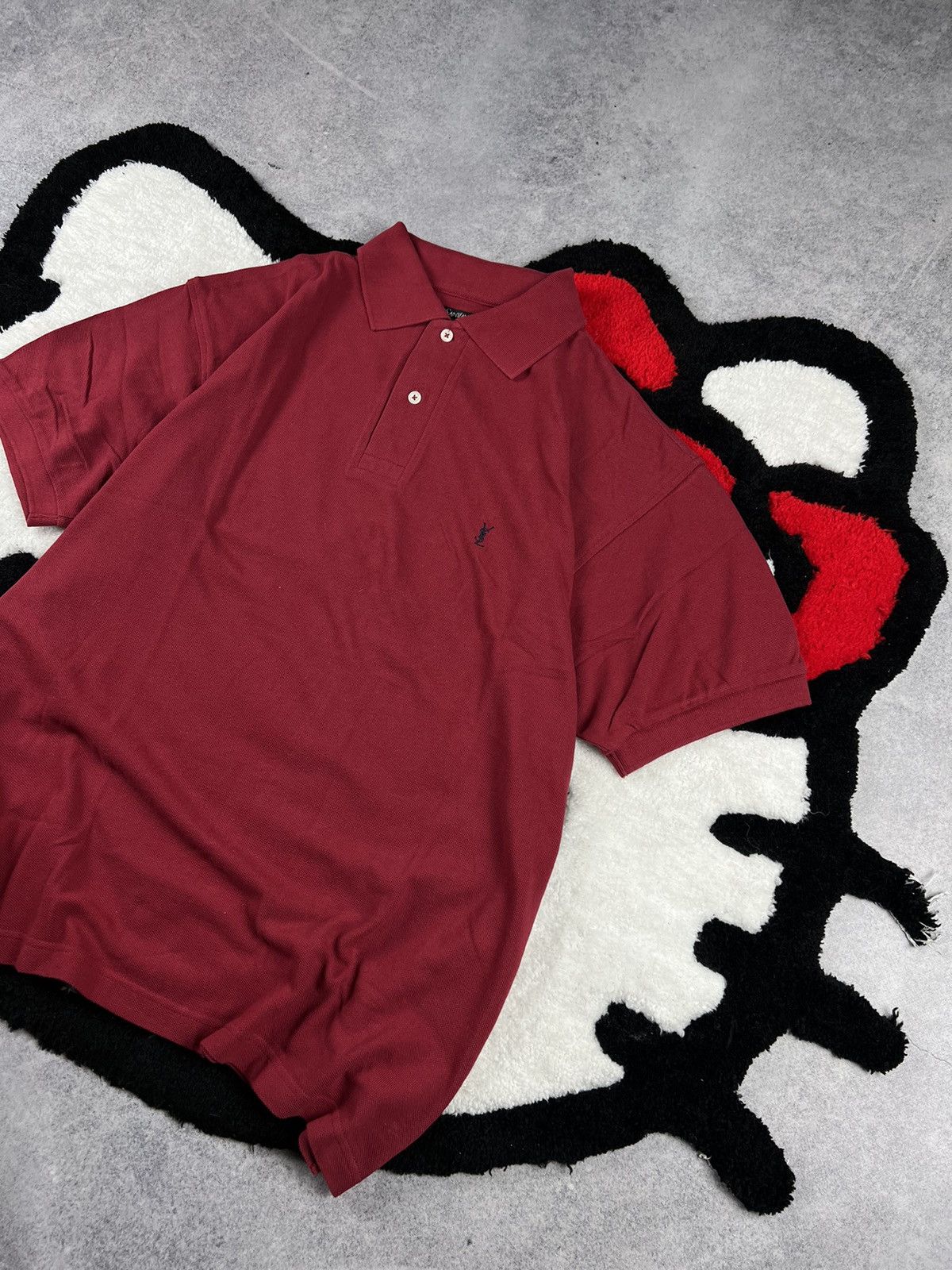 Yves Saint Laurent YSL Vintage 90s Yves Saint Laurent Old Money Casual Y2K Polo Size US XL / EU 56 / 4 - 3 Thumbnail