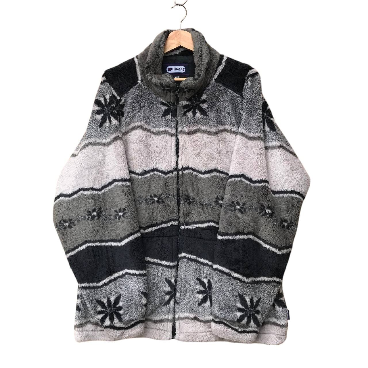 Outdoor Research OUTDOOR NAVAJO AZTEC SHERPA FLEECE JACKET SIZE LARGE BAGGY Size US L / EU 52-54 / 3 - 1 Thumbnail