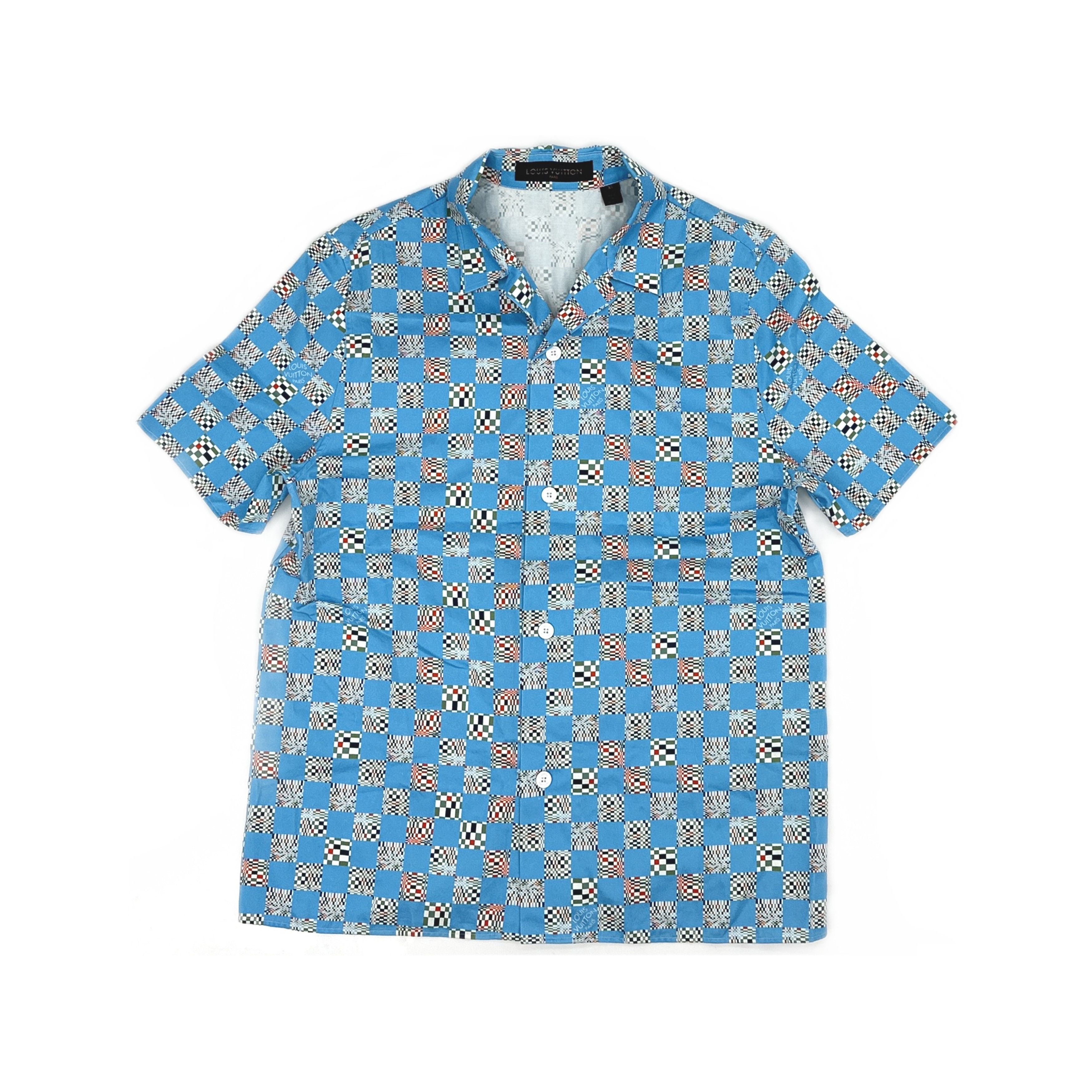 Louis Vuitton Louis Vuitton Damier Hawaiian Short Sleeve Shirt XS Size US XS / EU 42 / 0 - 1 Thumbnail