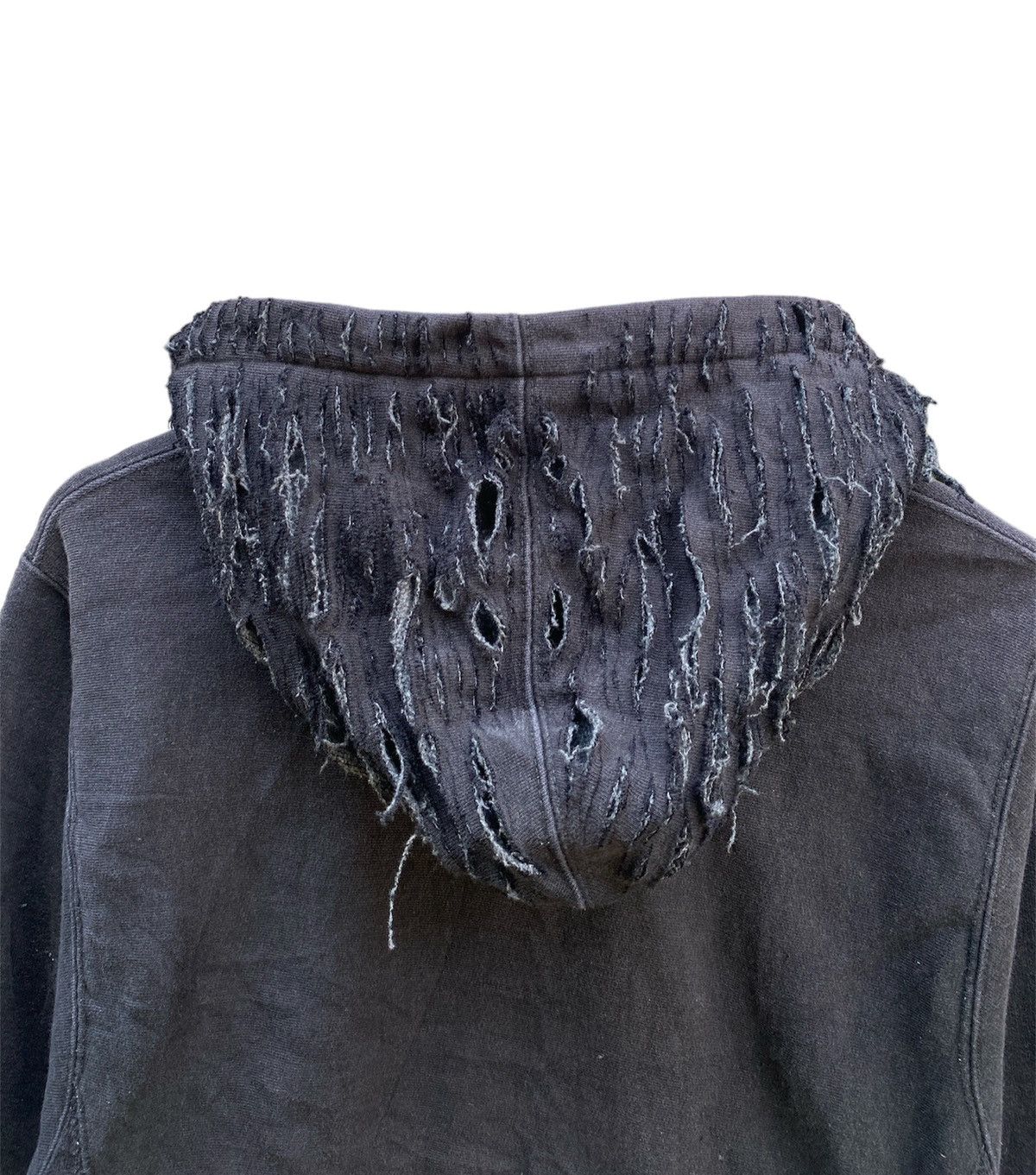 14th Addiction × If Six Was Nine × KMRii Japanese Steve&Barrys Crazy Distressed Grunge Trashed Hoodie Size US M / EU 48-50 / 2 - 4 Thumbnail