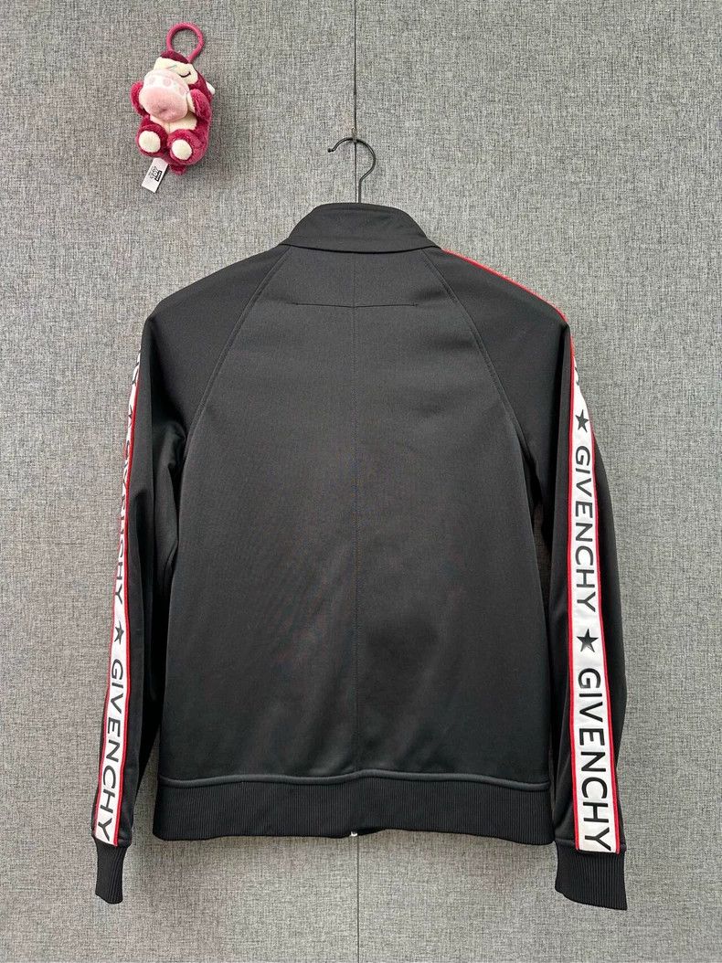 Givenchy Givenchy Size38 Black Letter Side Logo Long Sleeve Jacket Size US M / EU 48-50 / 2 - 2 Thumbnail