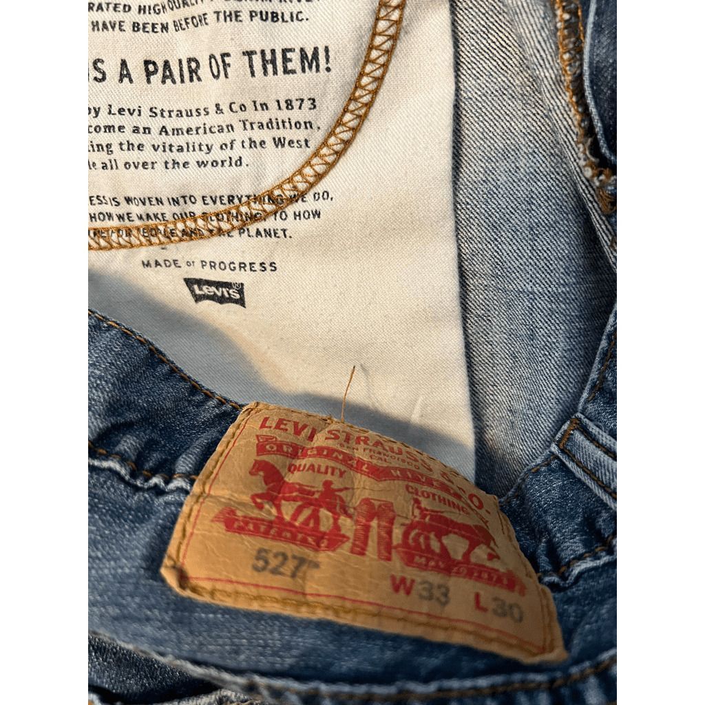 Levi's Levi's 527 Blue Jeans Straight Leg 33x 30 Size US 33 - 8 Thumbnail