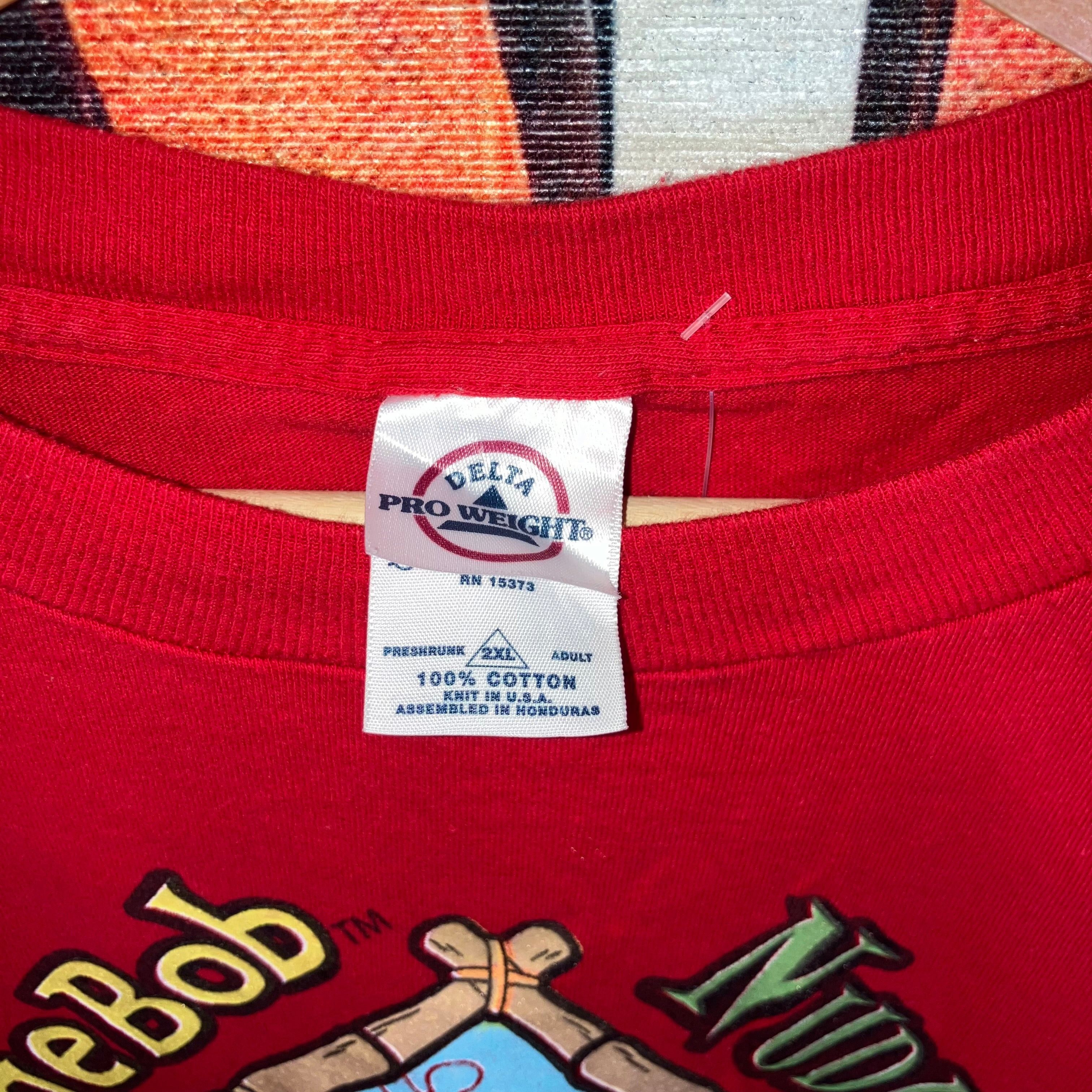 Nickelodeon × Vintage Y2K SpongeBob Nudiepants Tee Size 2XL Size US XXL / EU 58 / 5 - 3 Thumbnail
