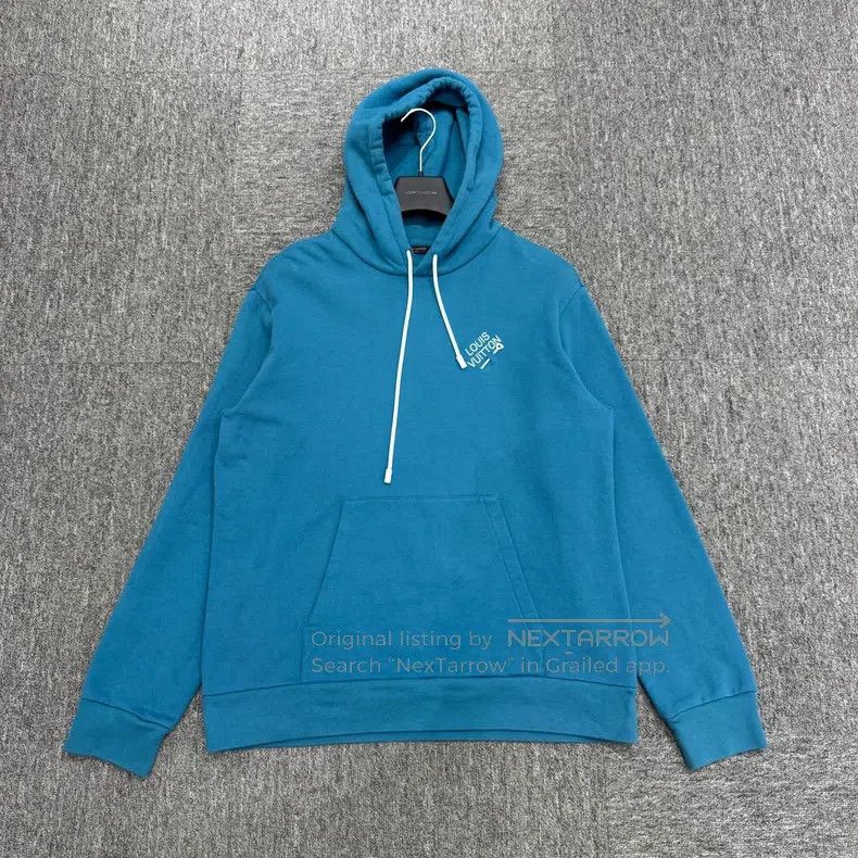 Louis Vuitton Louis Vuitton Pin embroidered hooded sweatshirt Size US XL / EU 56 / 4 - 1 Thumbnail