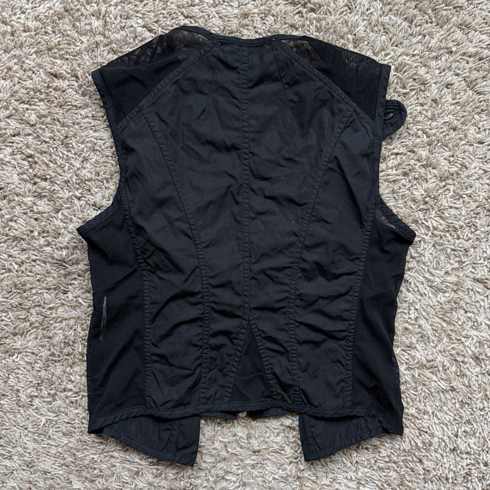 Our Legacy $420 Our Legacy Corset Vest Black All Day Poplin Size M Size M / US 6-8 / IT 42-44 - 4 Thumbnail