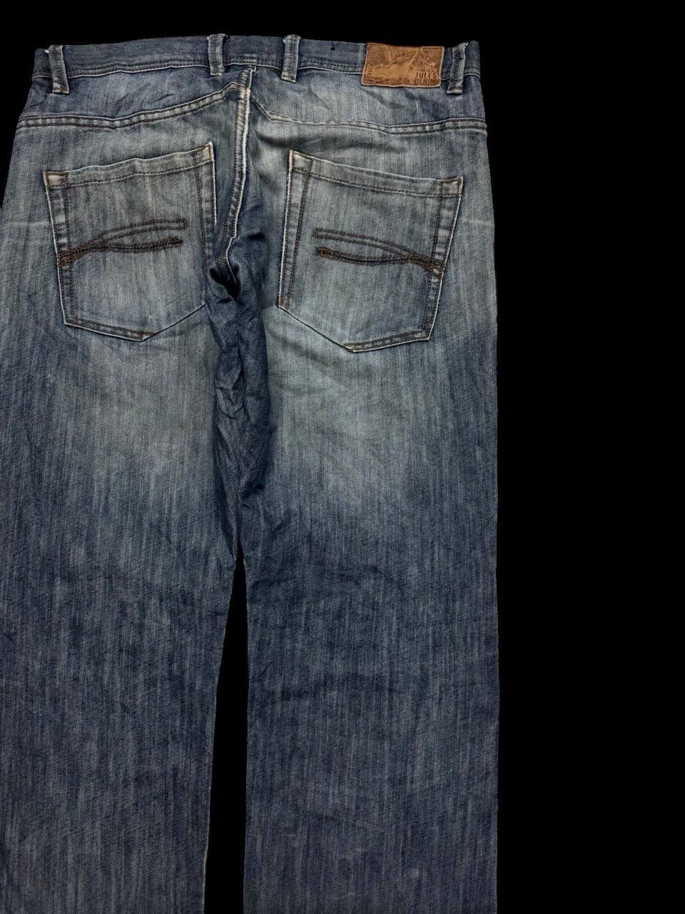 Kapital THRASHED Japanese Jules Denim Regular Faded Distress Ripped Size US 34 / EU 50 - 19 Thumbnail