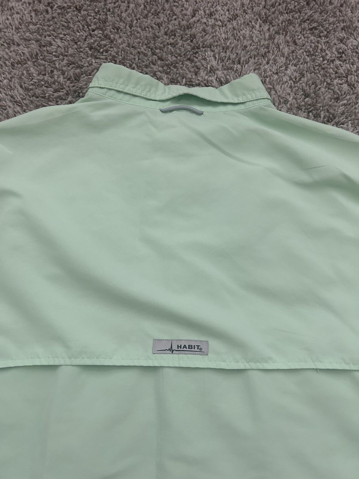 Other Habit Fishing Shirt Men's XL UPF 40+ Short Sleeve Button Up Size US XL / EU 56 / 4 - 7 Thumbnail