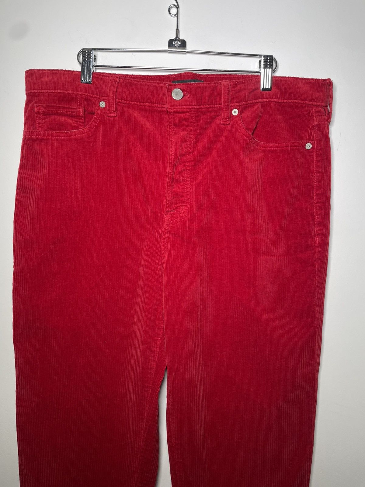 Banana Republic Banana Republic Red Corduroy Straight 32x31 Size US 31 - 4 Thumbnail