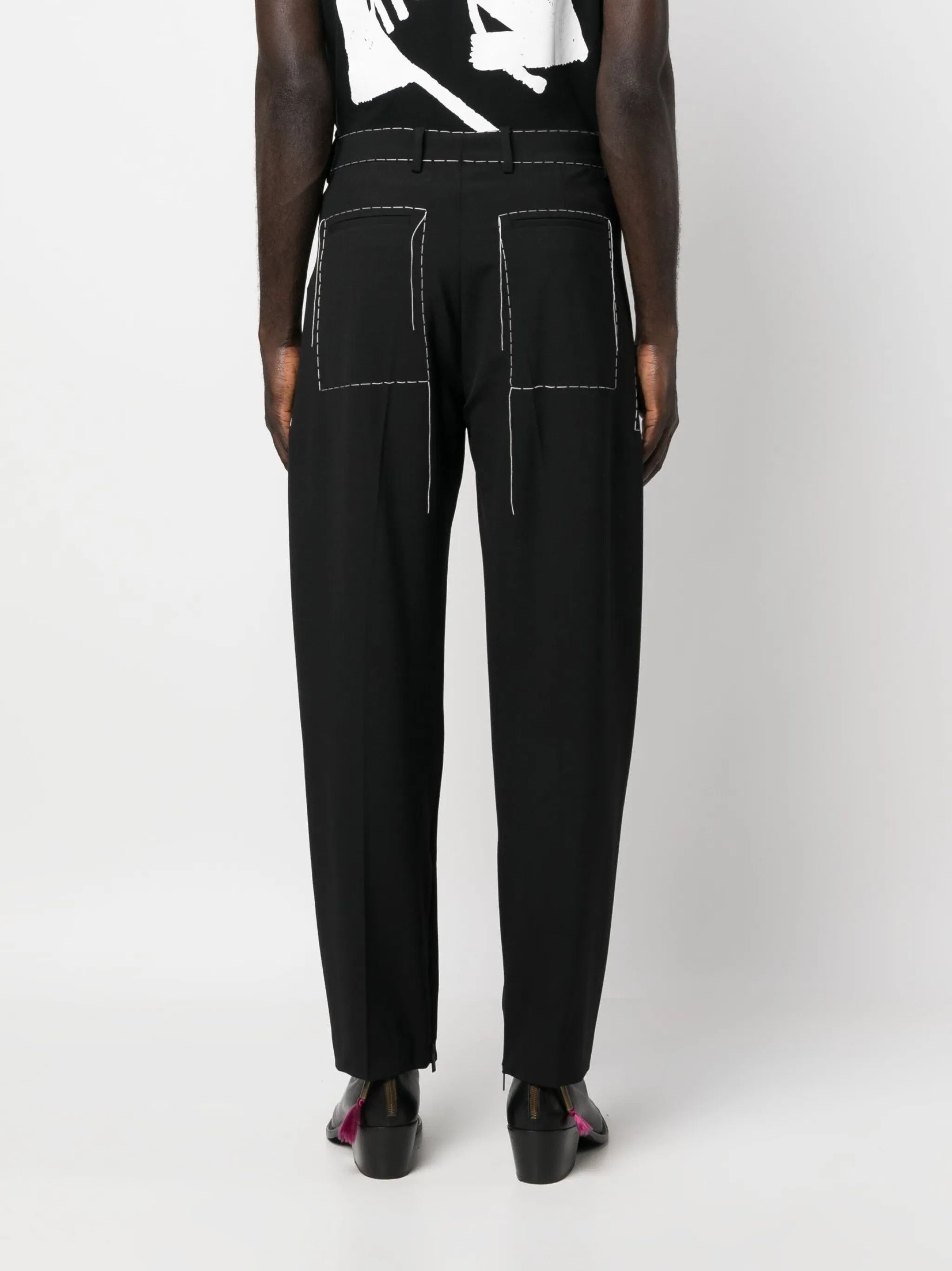 Off-White o1y0225 Casual Pant in Black Size US 32 / EU 48 - 4 Thumbnail