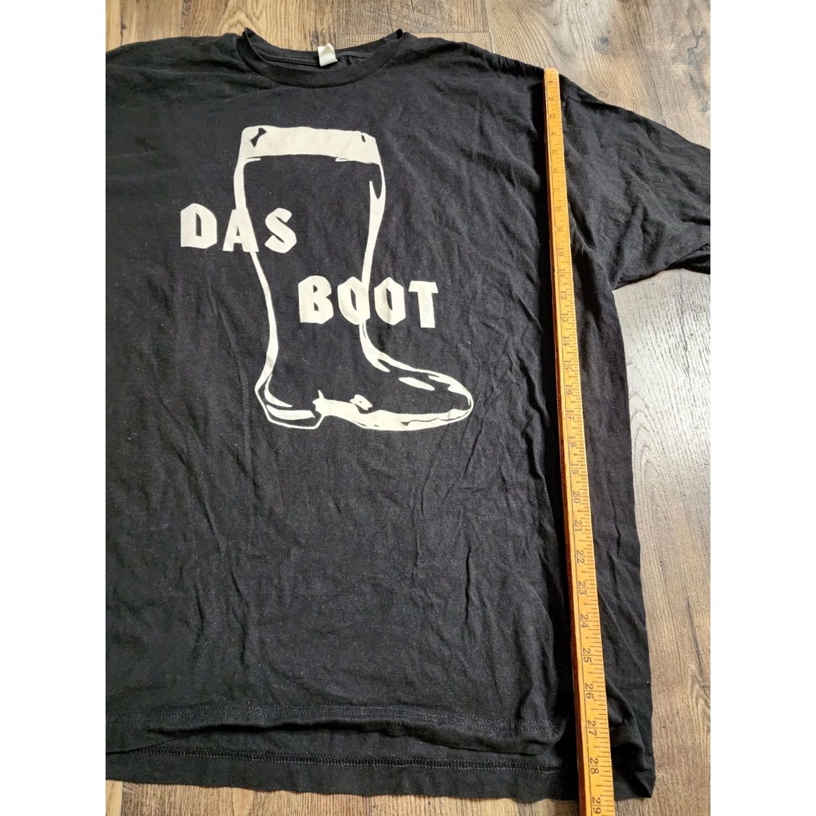 Tultex Mens 3XL Das Boot Hollerbach's German Restaurant Funny T Shirt Double Sided Tultex Black Cotton Short Sleeve Crew Neck Adult XXXL Mens Size US XXL / EU 58 / 5 - 4 Thumbnail