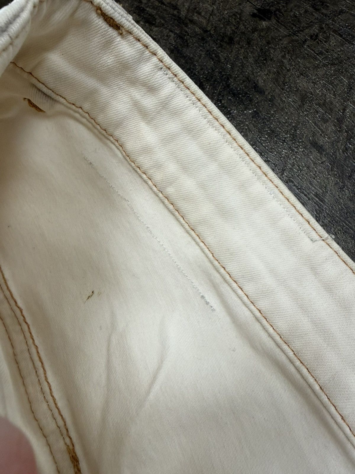 Rick Owens Swampgod LUISAVIAROMA Exclusive 1 of 1 Wax Flare Denim Size US 32 / EU 48 - 11 Thumbnail