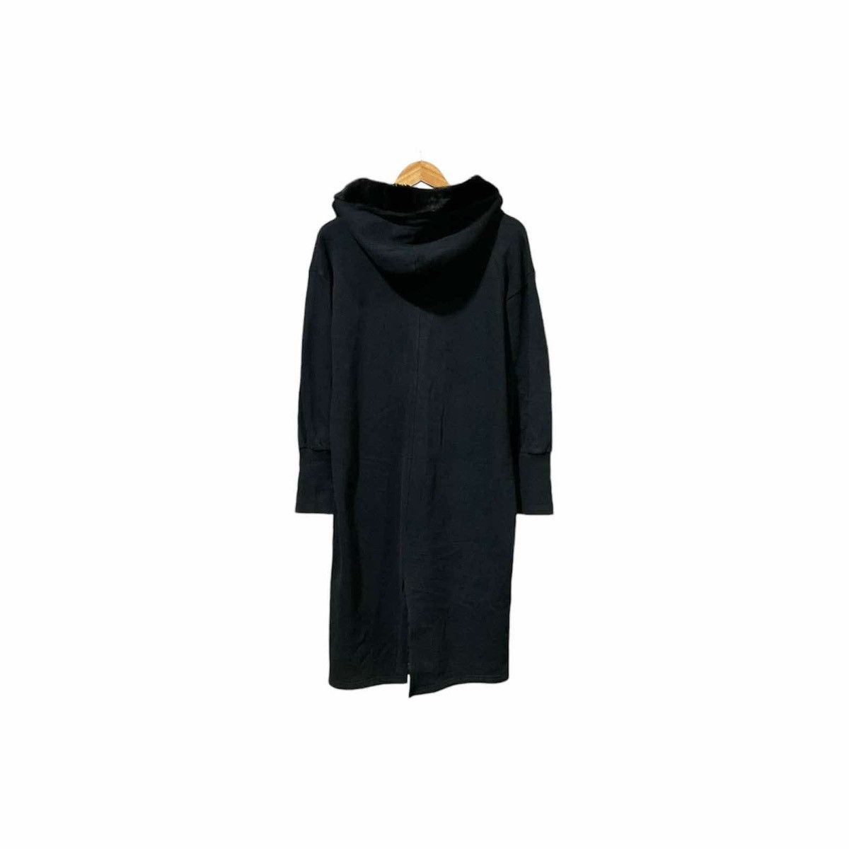 If Six Was Nine 🔥Sick Y2K Black Peace Now Fur Hoodie Studded Gothic LGB Size US L / EU 52-54 / 3 - 2 Thumbnail
