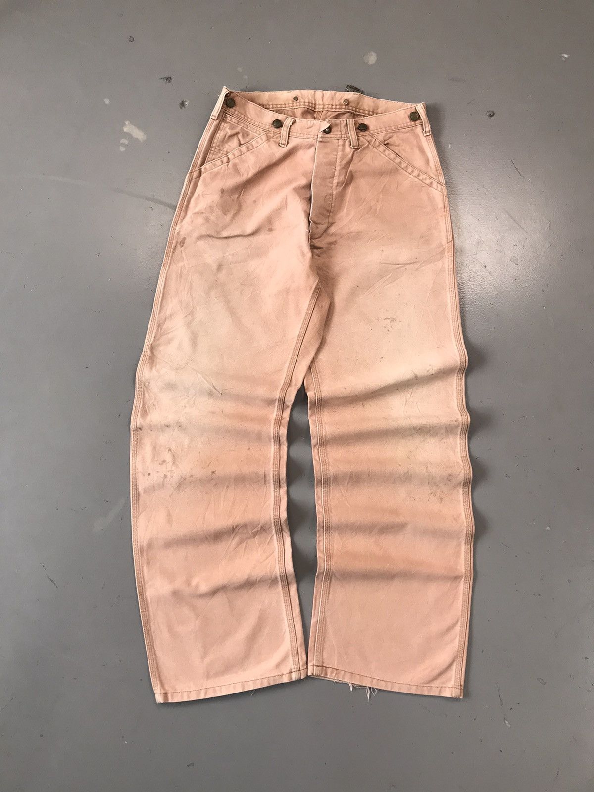Lee × Vintage Sun fade Vintage Lee carpenter denim Size US 31 - 1 Thumbnail