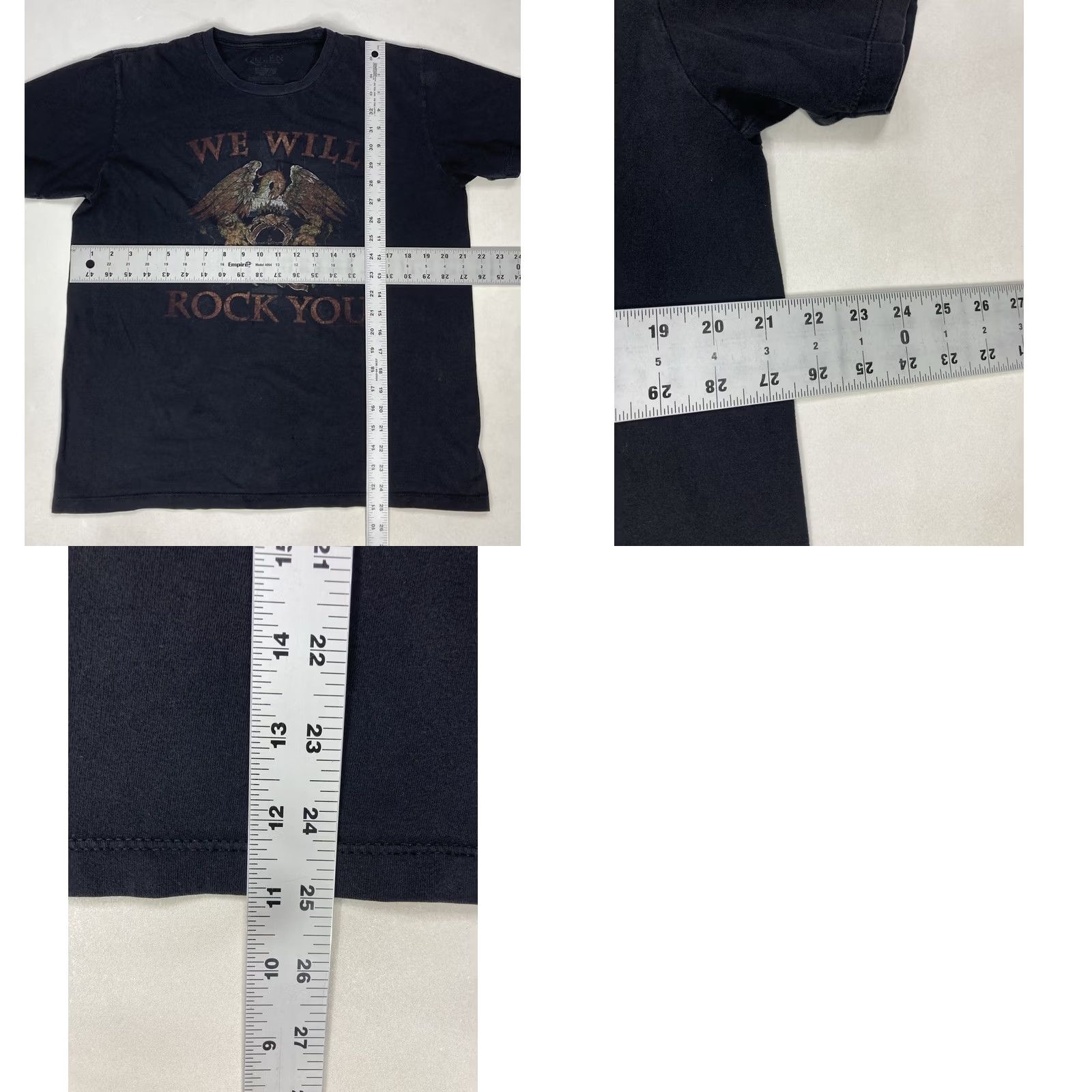Vintage VINTAGE Queen We Will Rock You Graphic T-shirt Women L Black Music Size L / US 10 / IT 46 - 8 Thumbnail