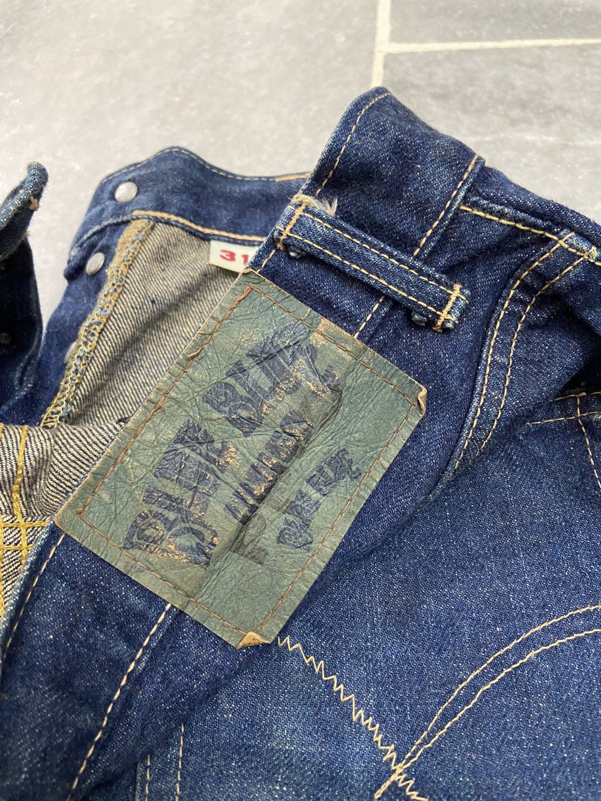 Blue Blue Japan × Jean Iron HR Market Blue Blue Japan Selvedge Jeans Size US 31 - 6 Thumbnail