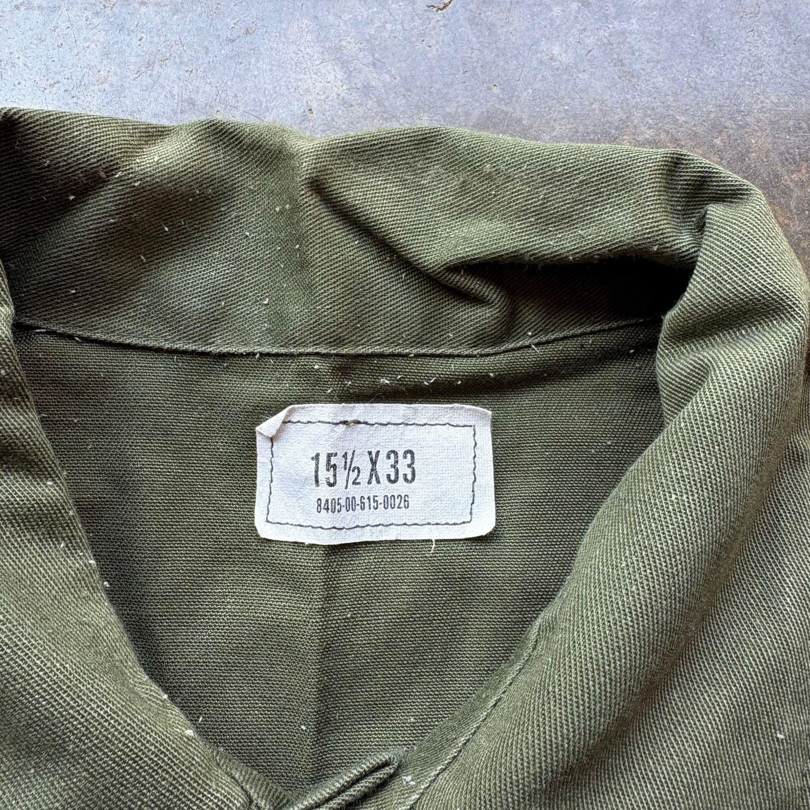 Vintage Vintage 60's OG-507 US Military Vietnam Shirt Size US L / EU 52-54 / 3 - 5 Thumbnail