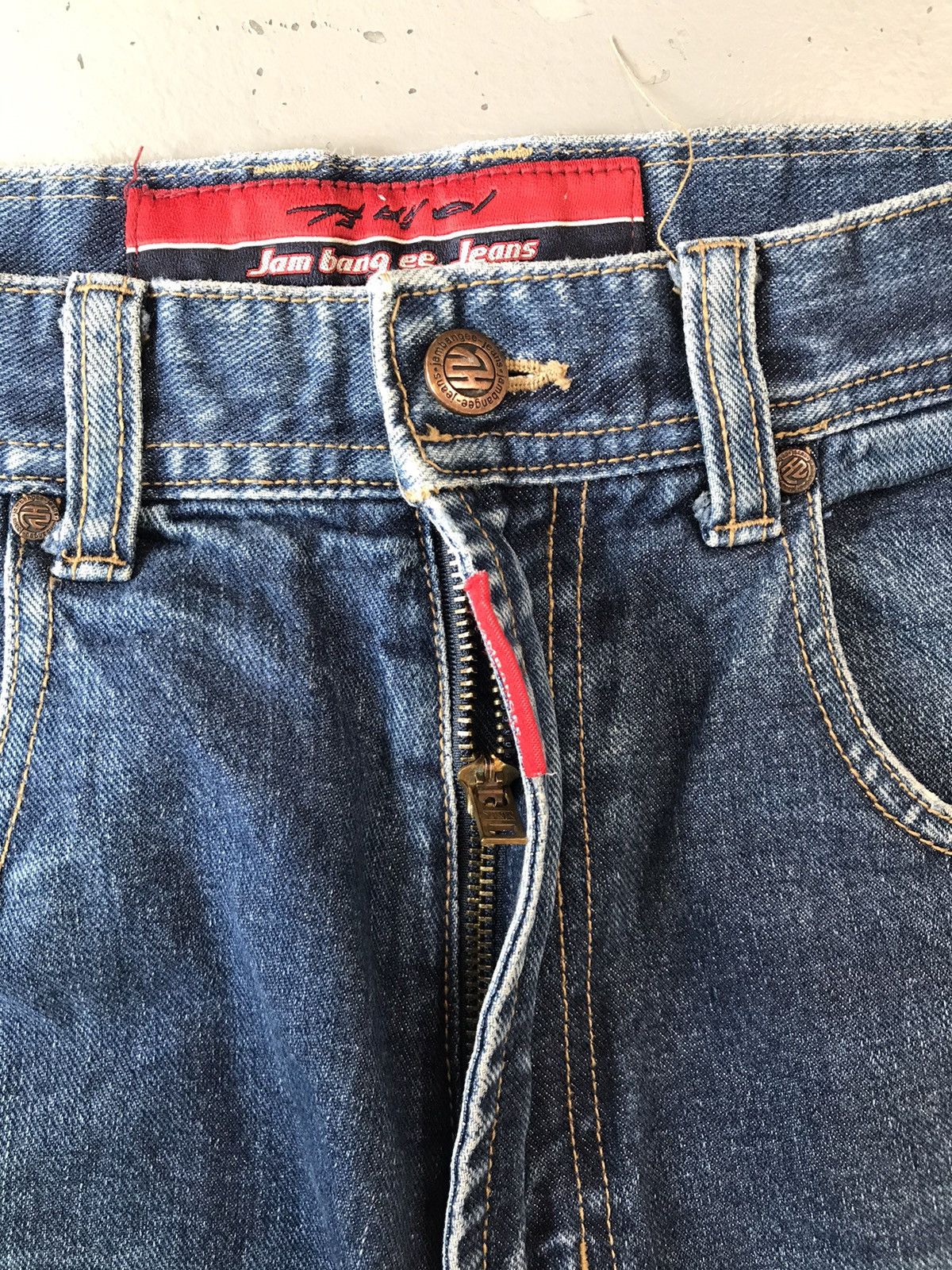JNCO × Southpole × Vintage Vintage jam bang ee jeans straight fit denim Size US 30 / EU 46 - 4 Thumbnail