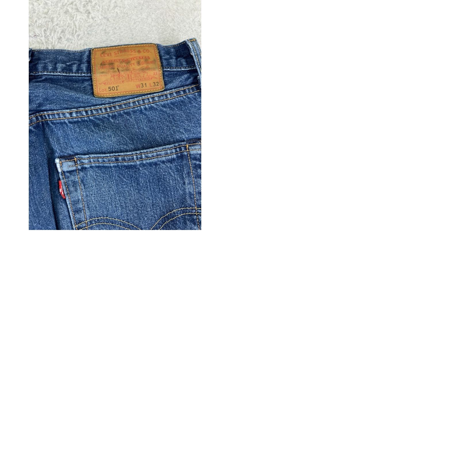 Levi's Levi's Jeans Men 501 XX Slim Denim Blue Button Cotton 30x29 Regular Jeans No N/A Size US 31 - 11 Thumbnail
