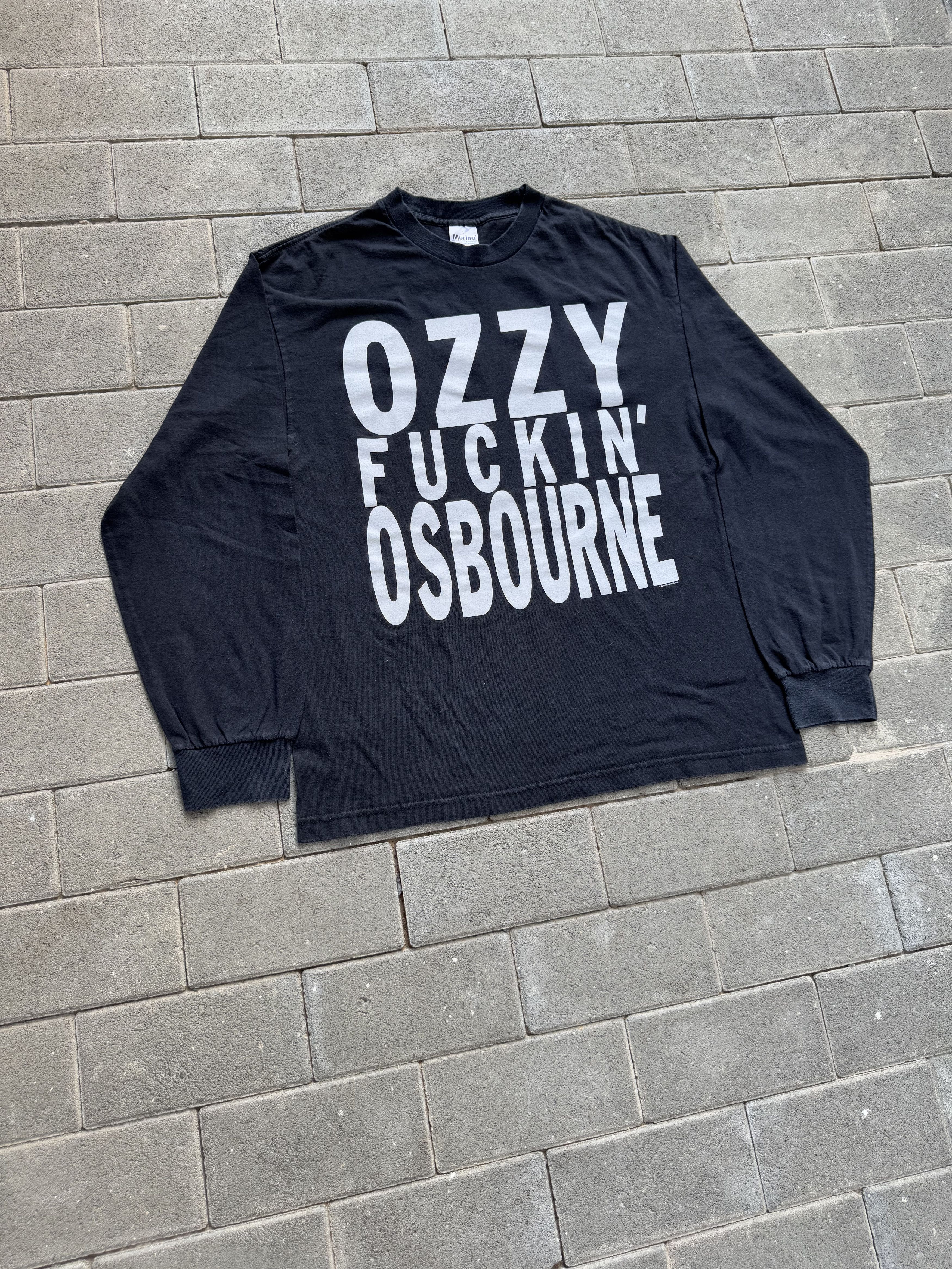 Ozzy Osbourne Vintage Ozzy Fuckin' Osbourne Long Sleeve Size US L / EU 52-54 / 3 - 2 Thumbnail