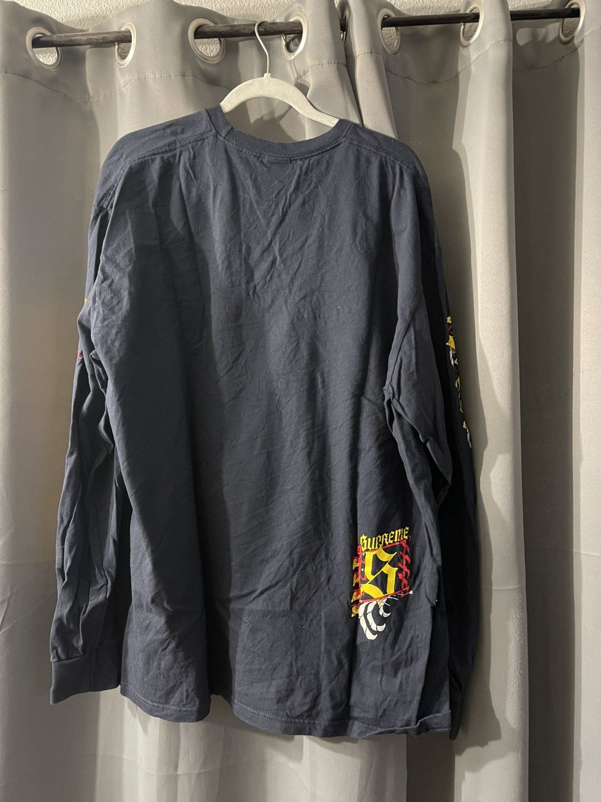 Supreme Navy blue Strawberries L/S Size US XXL / EU 58 / 5 - 3 Thumbnail