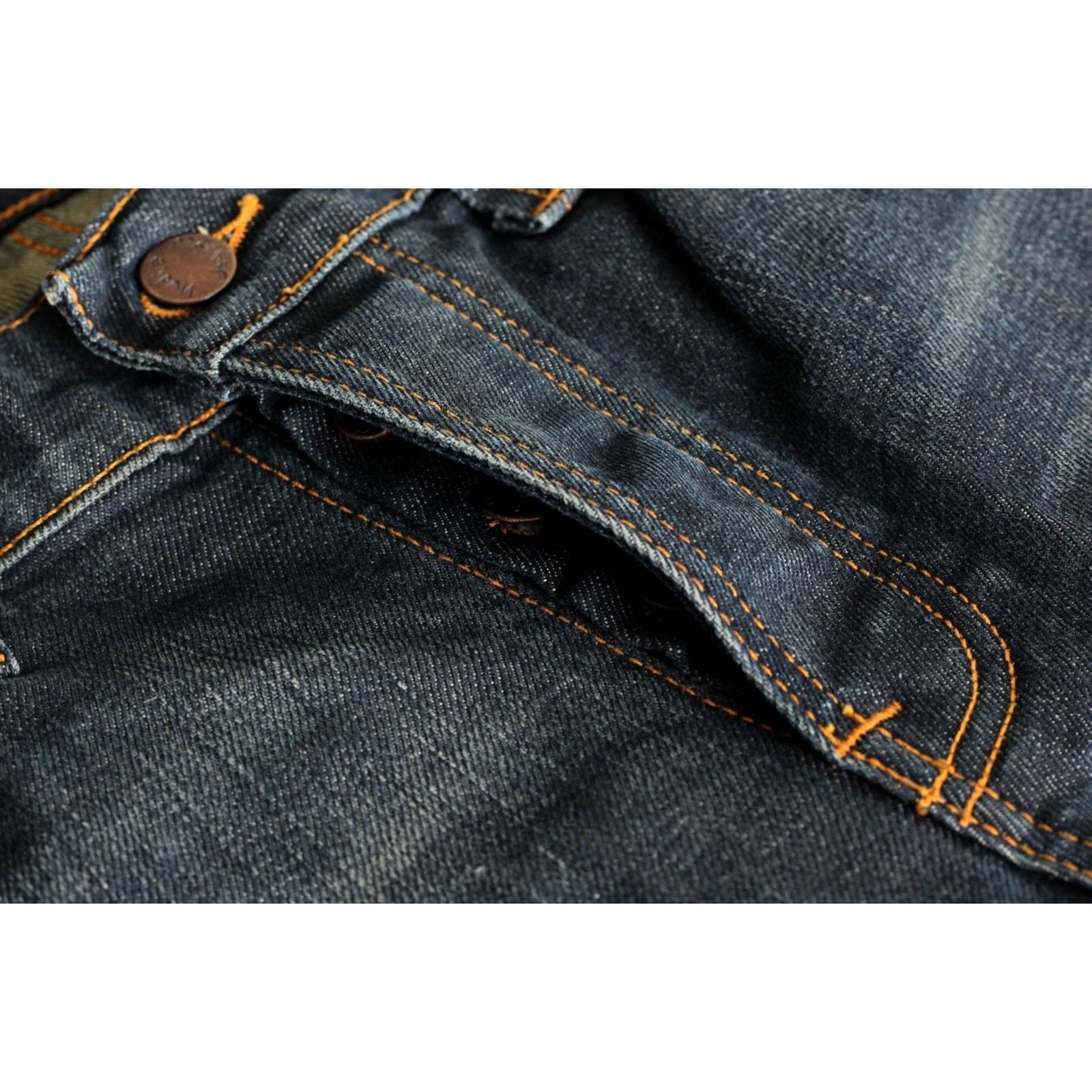Nudie Jeans NUDIE JEANS GRIM TIM Men Jeans 30/32 Blue Slim 5-Pocket Denim Elastane W30 L32 Org Wornin Pepper DZ5446 Size US 30 / EU 46 - 5 Thumbnail